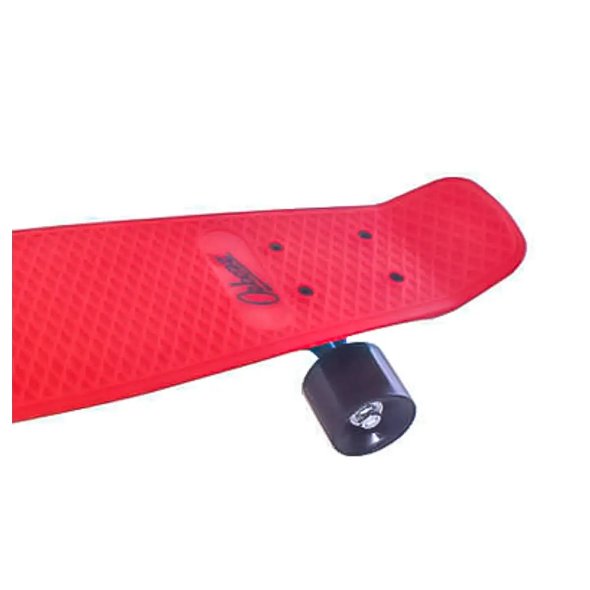 Ozbozz Red Plastic 22 Inch Cruiser Skateboard 2