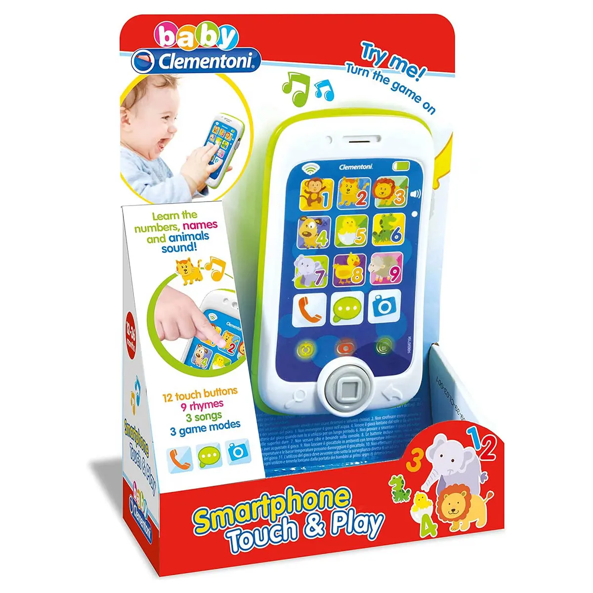 Baby Clementoni Smartphone Touch & Play 1