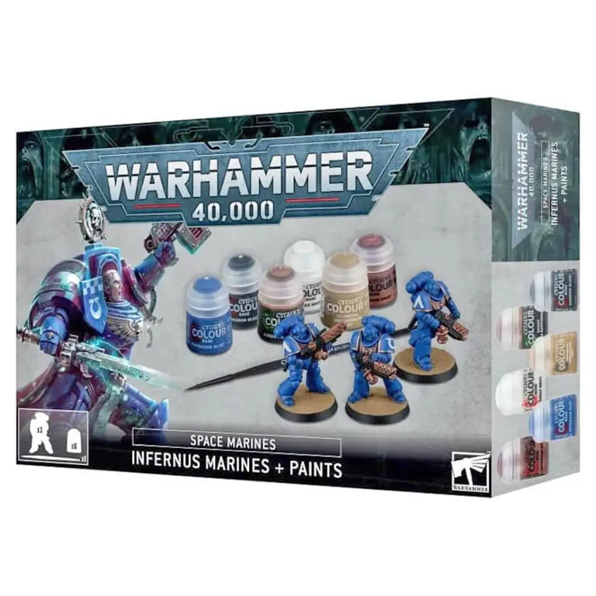 Warhammer 40,000: Space Marines: Infernus Marines + Paints Set 1