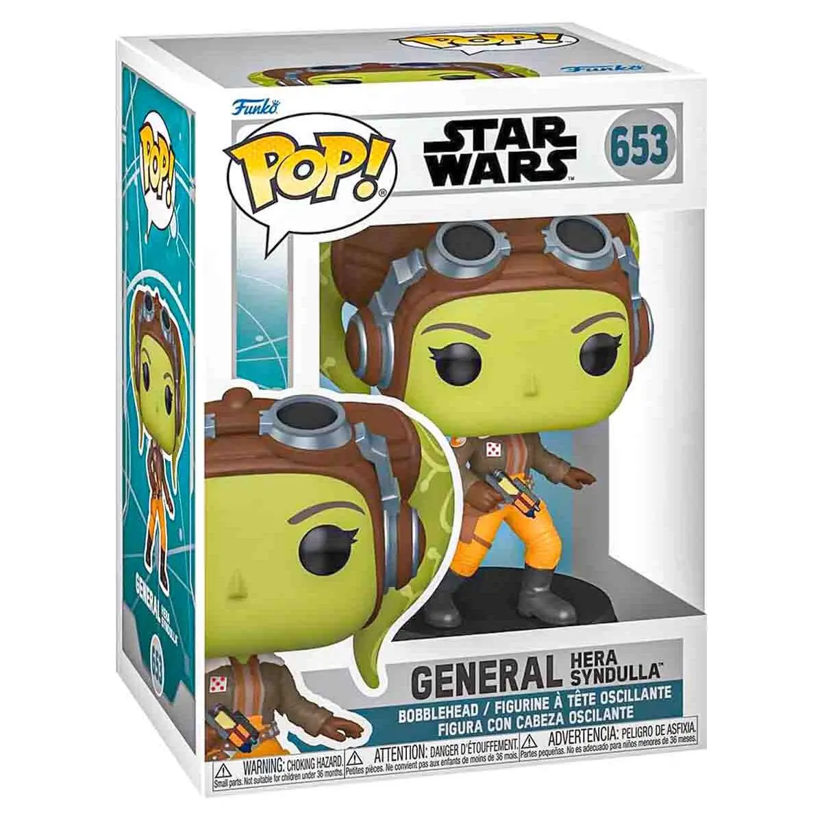 Funko Pop! Star Wars: Ahsoka: General Hera Syndulla Bobblehead Figure #653 1