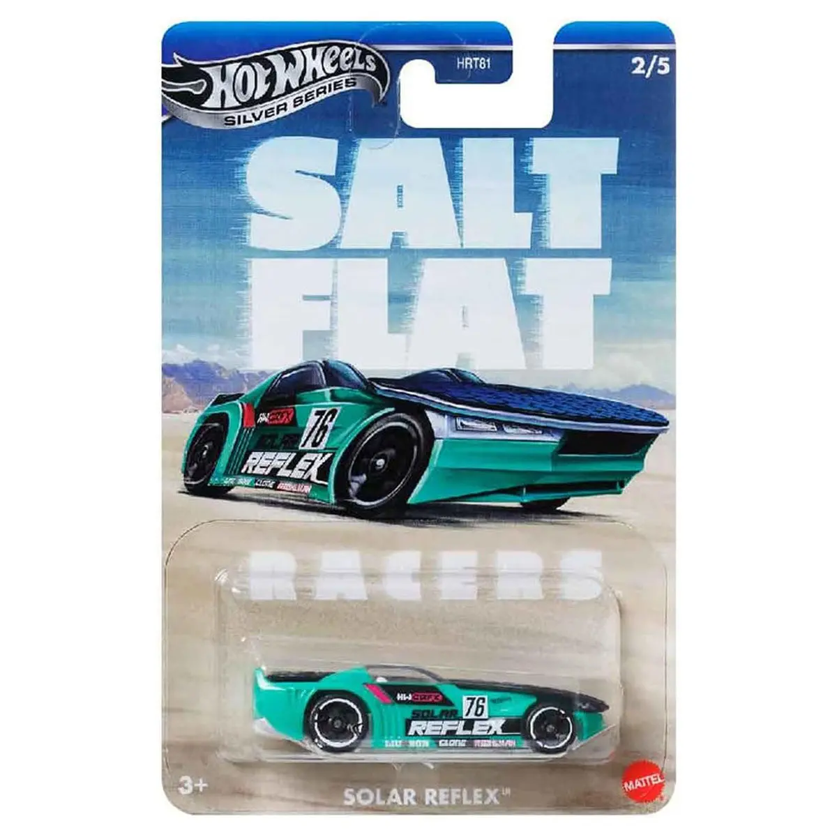 Hot Wheels Silver Series: Salt Flat Racers Solar Reflex Car (2/5) 1