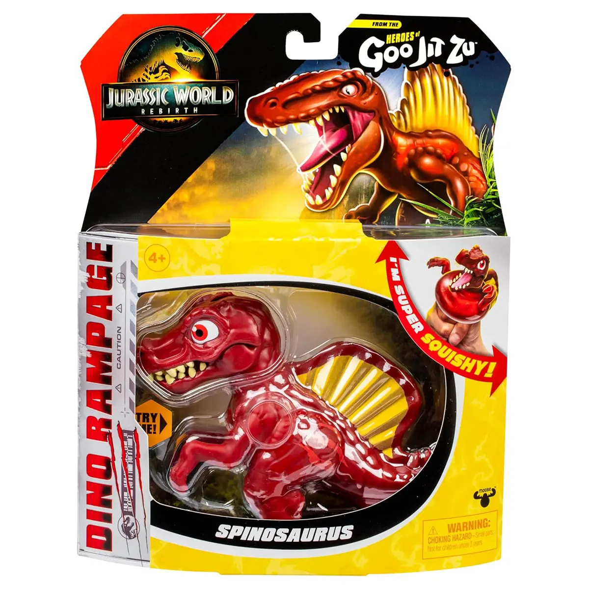 Heroes Of Goo Jit Zu Jurassic World Rebirth Dino Rampage Spinosaurus Stretch Figure 1