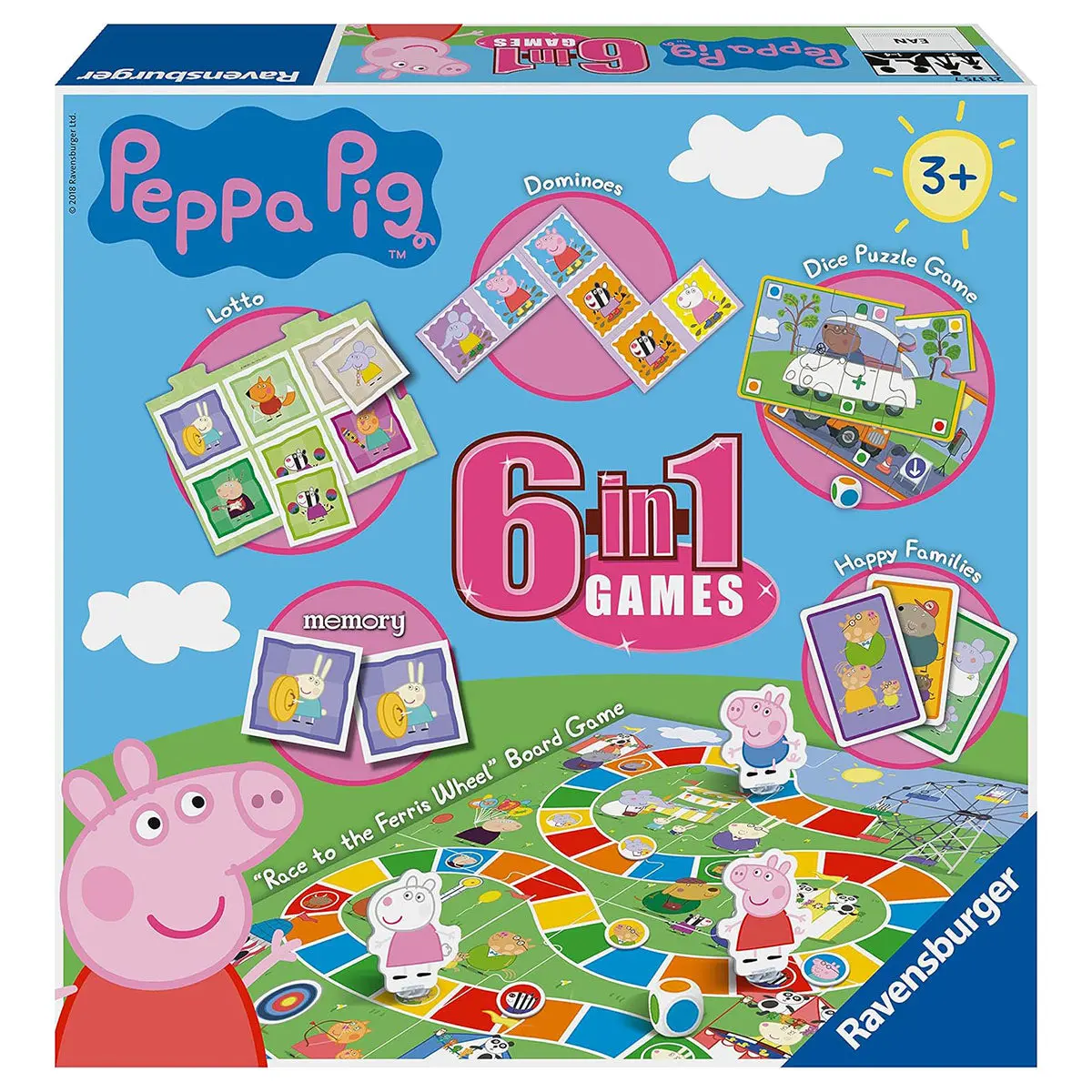 Ravensburger Peppa Pig 6 In 1 Games 1