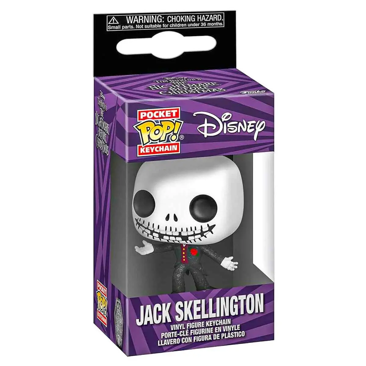 Funko Pop! Pocket Keychain: Disney: The Nightmare Before Christmas 30Th Anniversary: Jack Skellington (Formal) Vinyl Figure 1