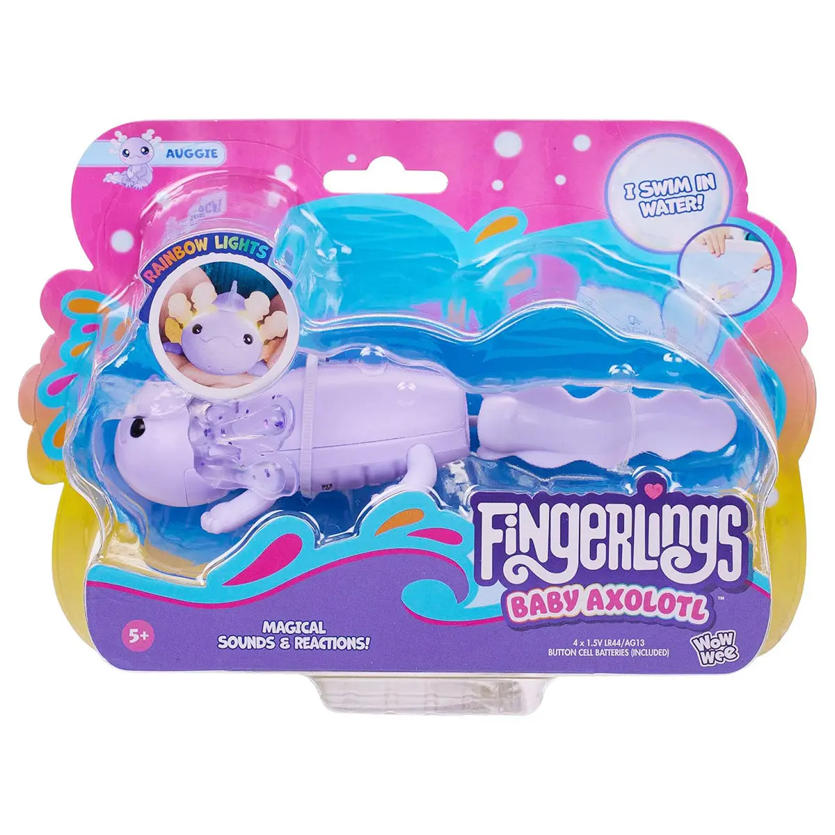 Fingerlings Baby Axolotl Interactive Pet 1