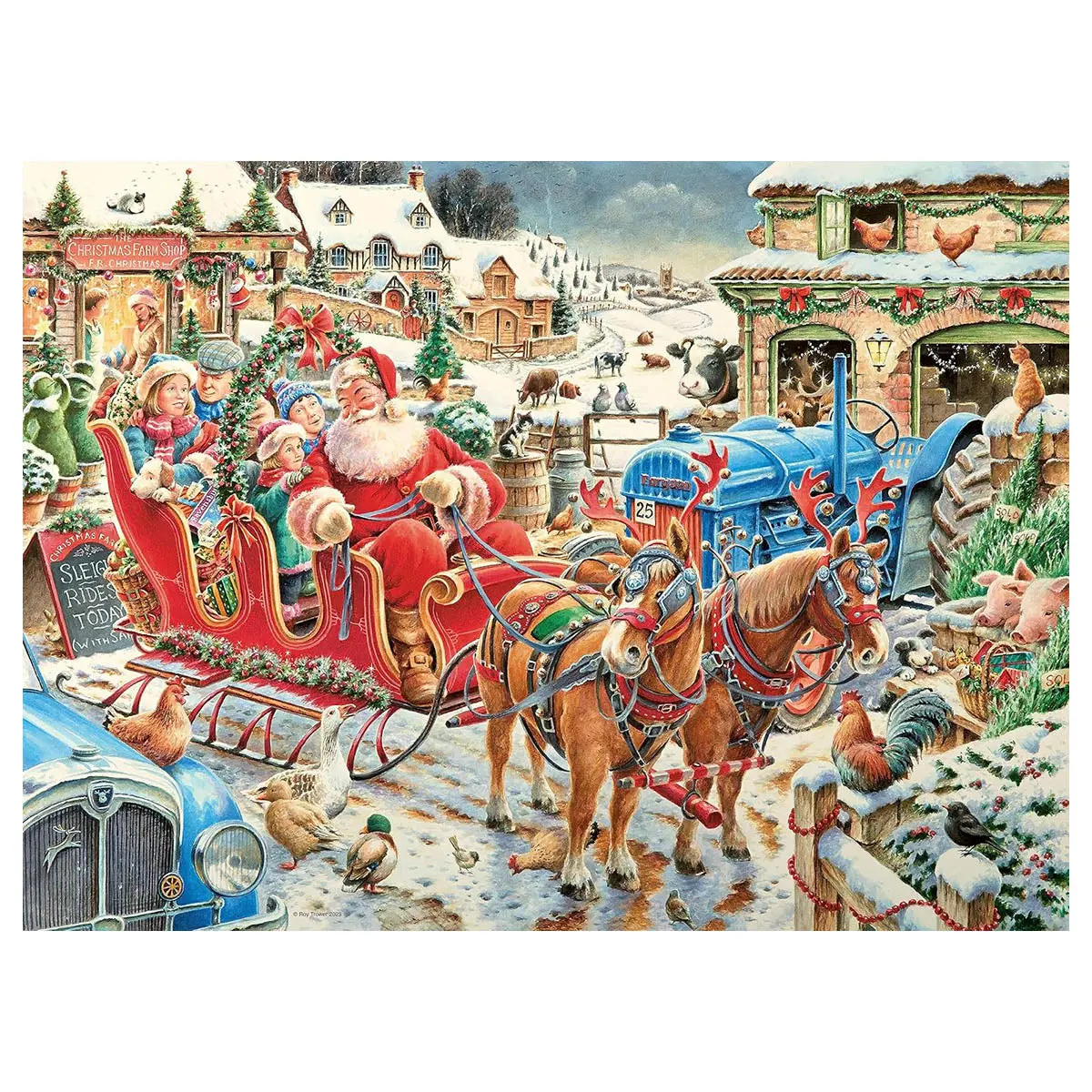 Ravensburger Roy Trower Christmas Collection No.2 4 X 500 Piece Jigsaw Puzzle 2