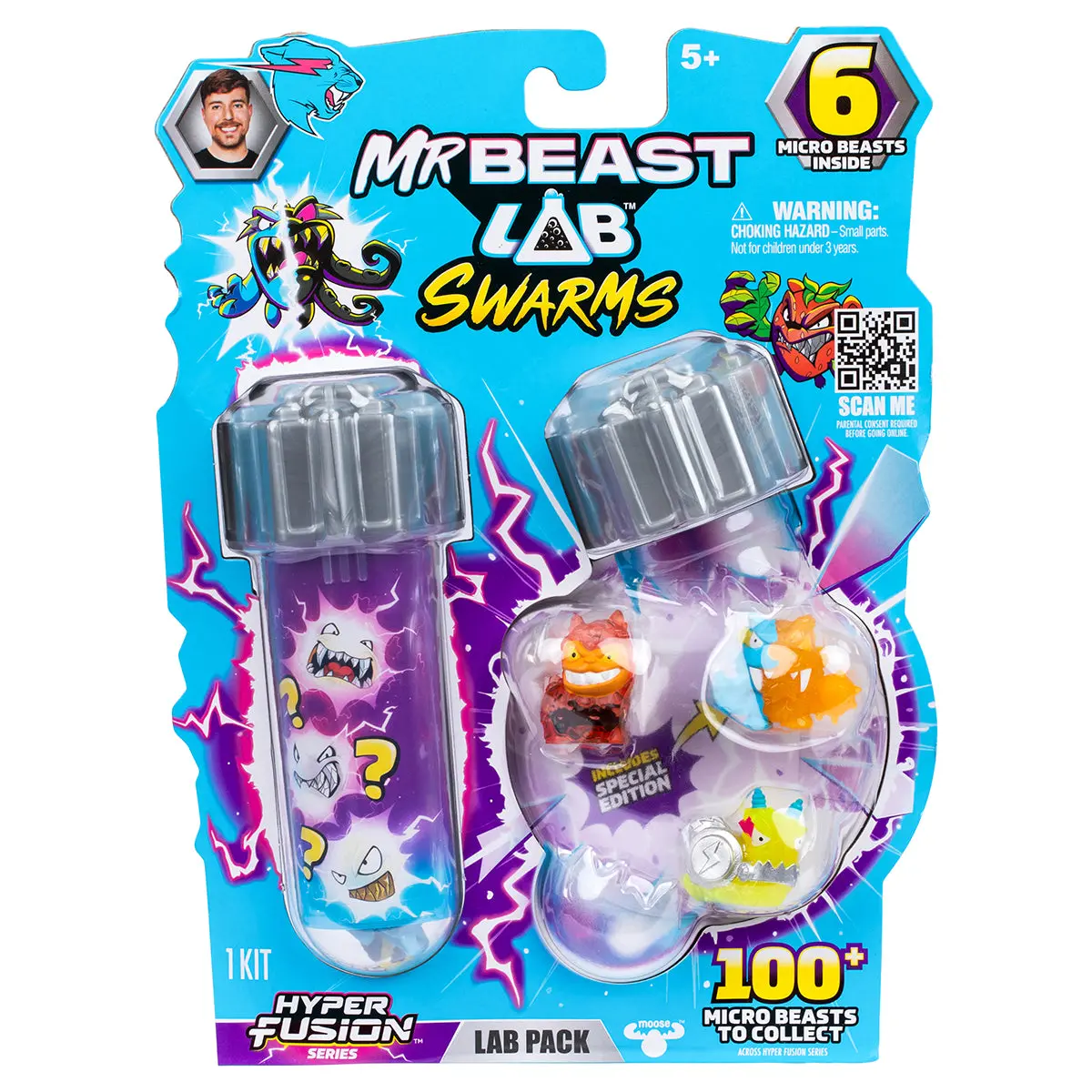 Mrbeast Lab Swarms Hyper Fusion Series Lab Pack Figures (Styles Vary) 1