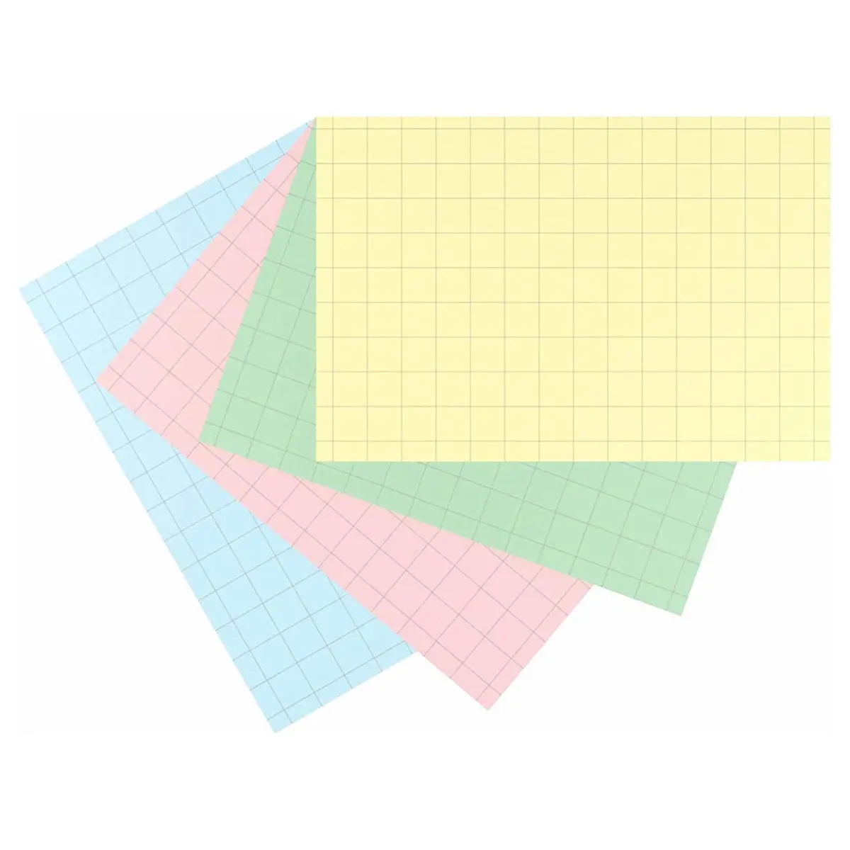 Silvine A6 Presentation & Revision 100 Cards In Assorted Colours With Squares 2