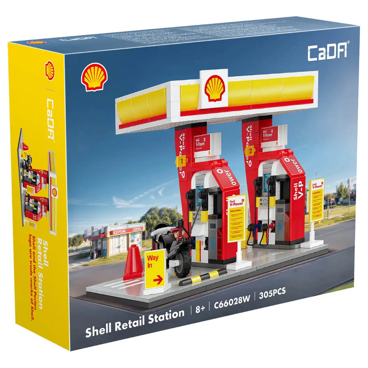 Cada Shell Retail Station Building Block Set 1