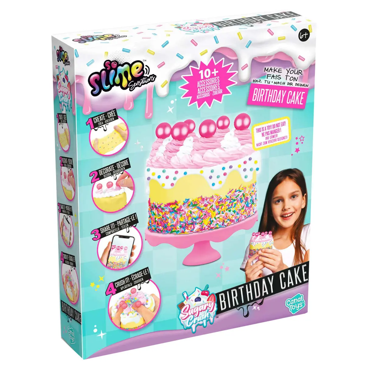 So Slime Sensations: Sugary Crush Birthday Cake Kit 1