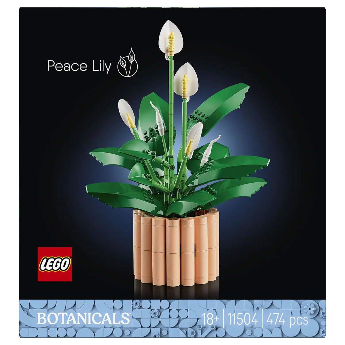 Lego Botanical Collection Peace Lily 11504 Building Set 1