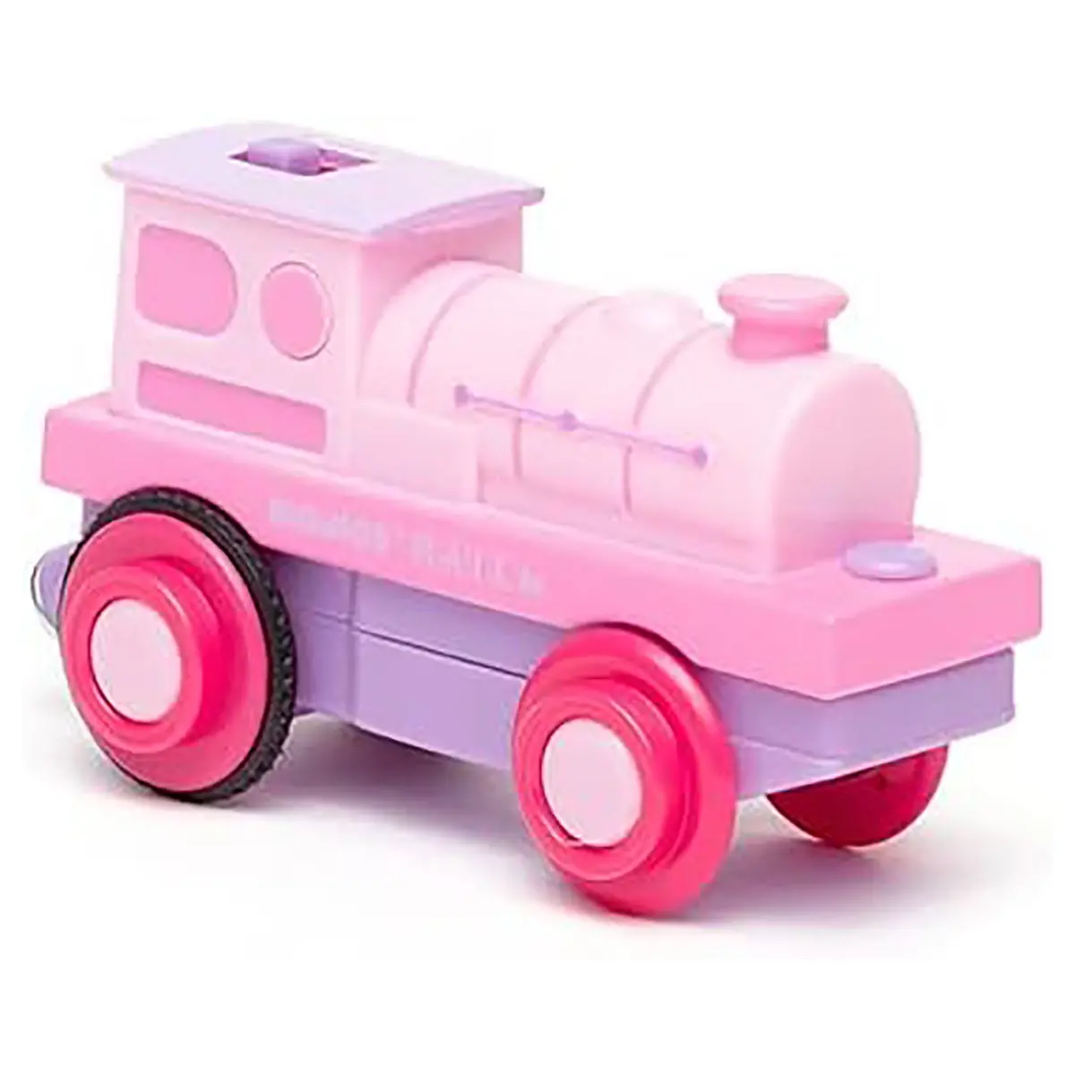 Bigjigs Rail Powerful Pink Loco Battery Operated Engine 1