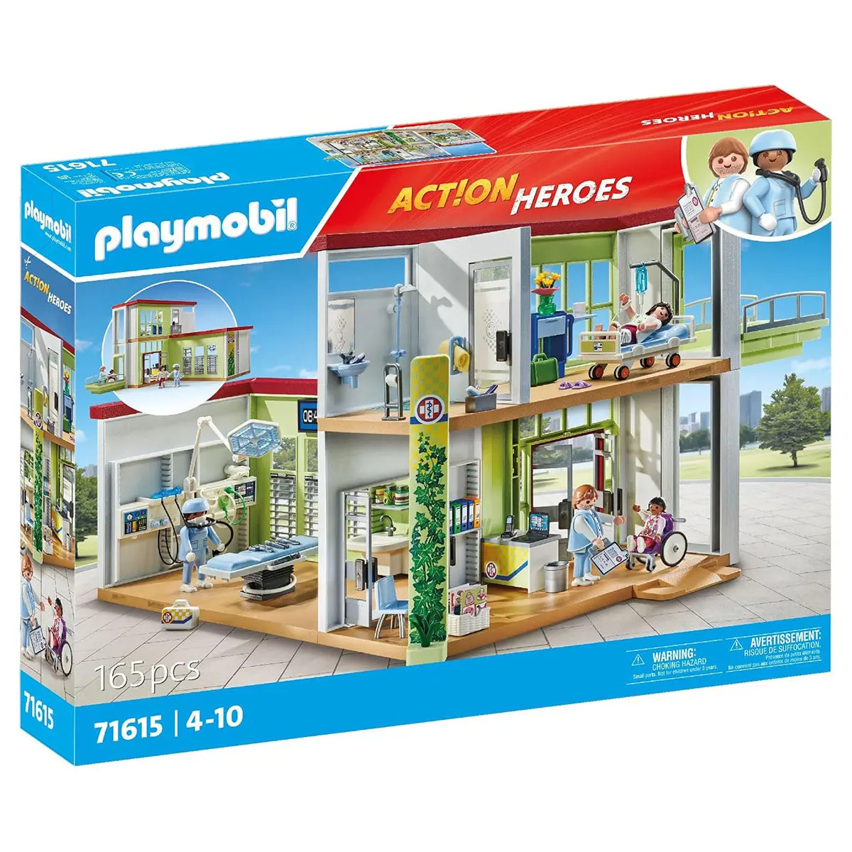 Playmobil Action Heroes Modern Hospital Playset 1