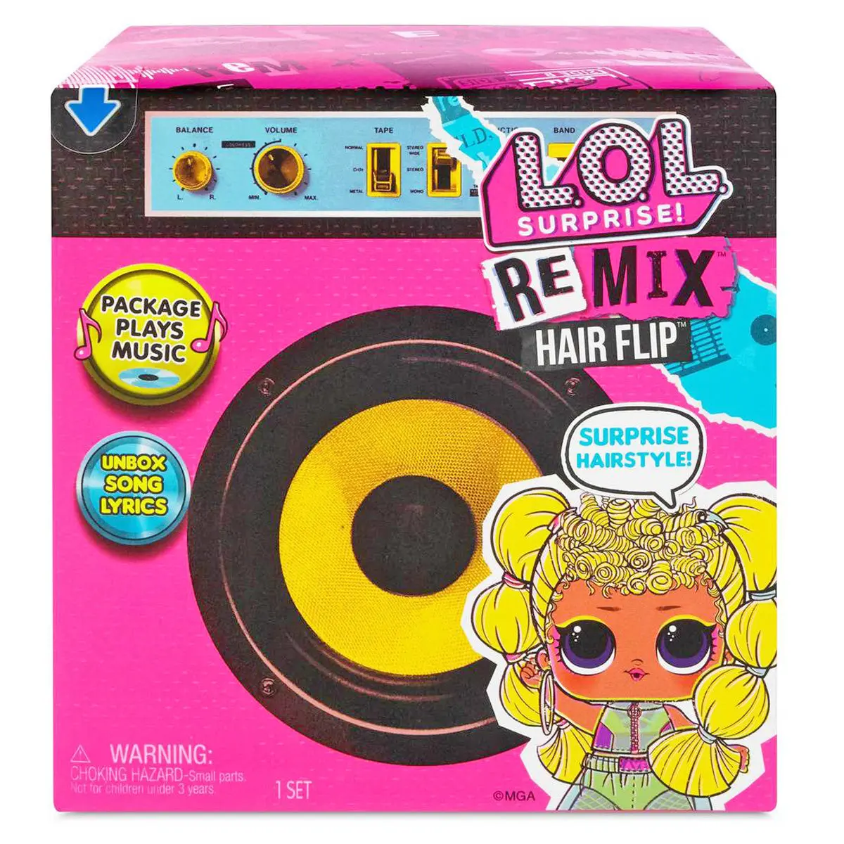 L.O.L. Surprise! Remix Hair Flip Mystery Doll 1