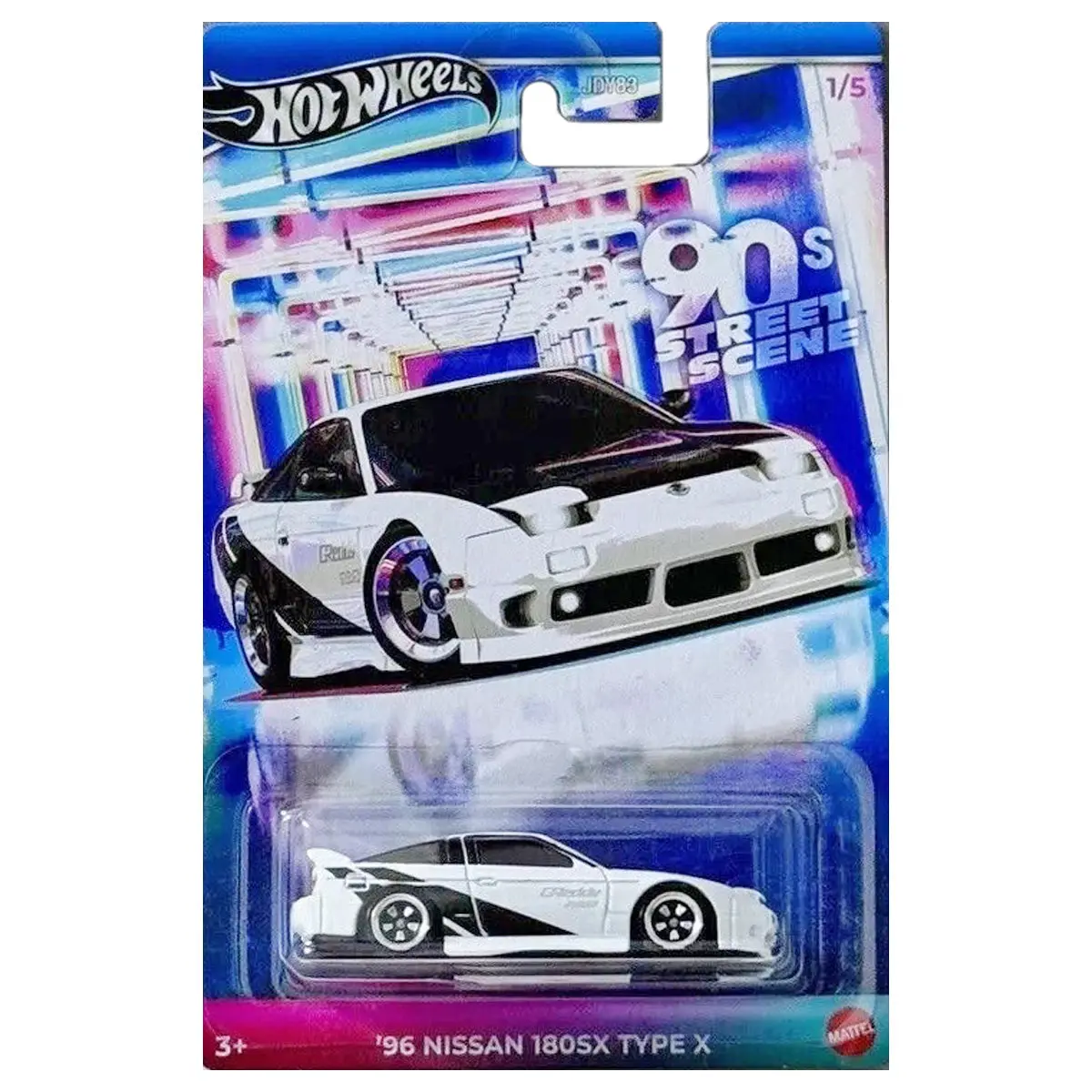 Hot Wheels 90'S Street Scene '96 Nissan 180Sx Type X 1:64 Car (1/5) 1