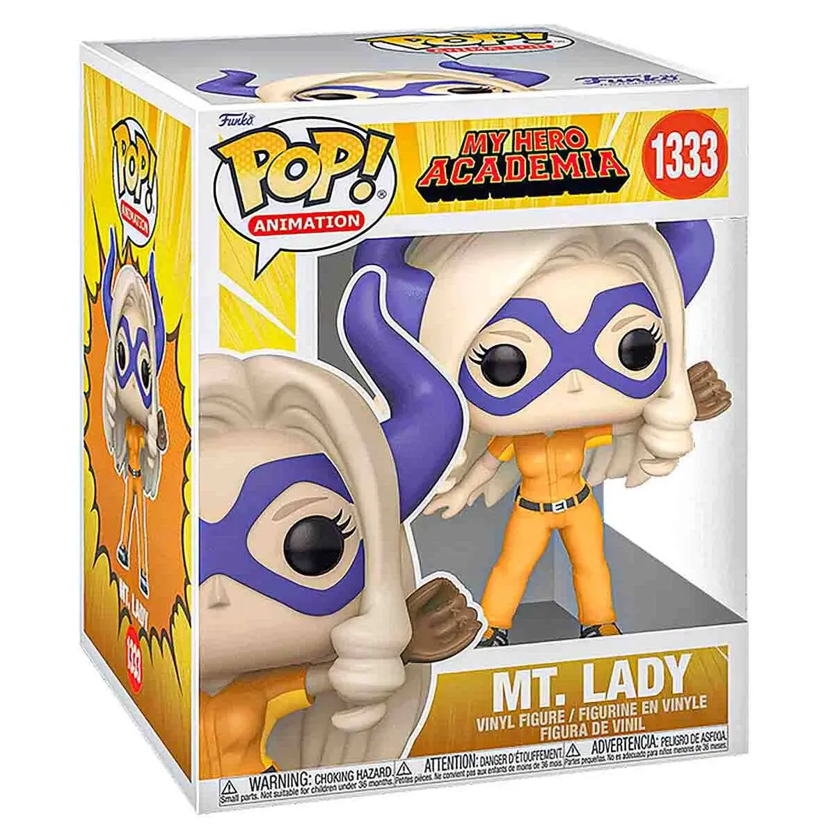 Funko Pop! Animation My Hero Academia: Mt. Lady (Baseball Glove) Super Vinyl Figure #1333 1