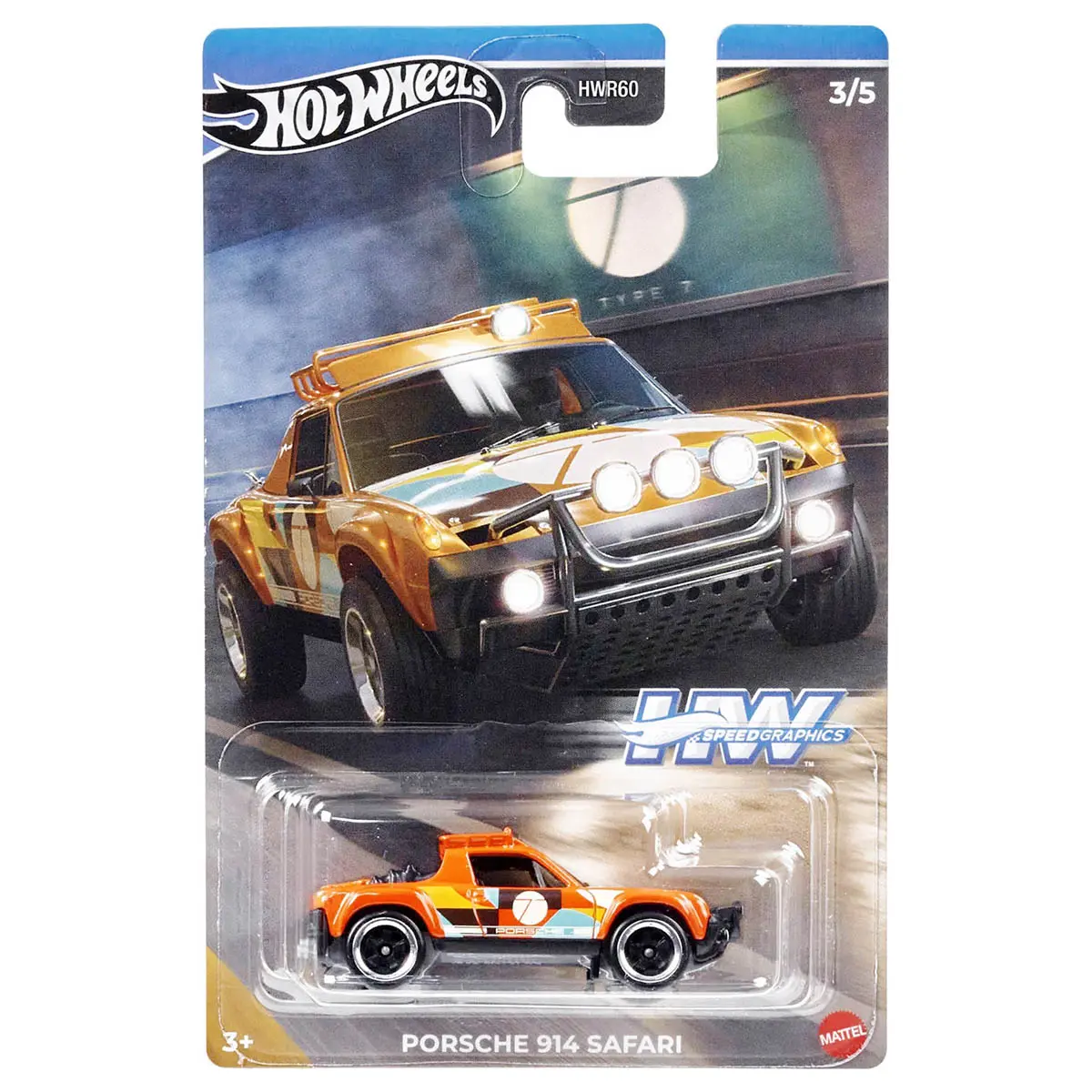 Hot Wheels Speed Graphics Porsche 914 Safari Car (3/5) 1