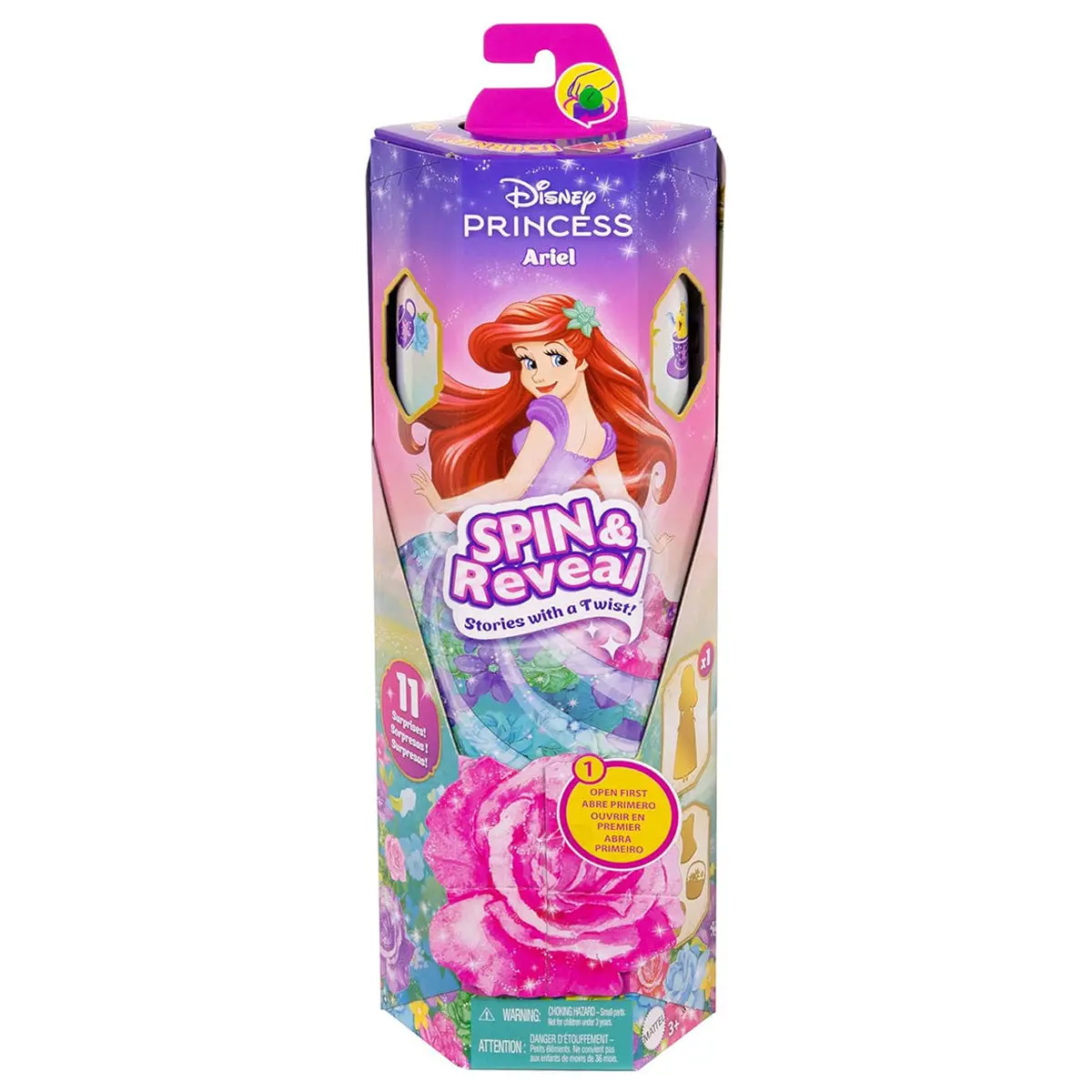 Disney Princess Ariel Spin & Reveal Doll 1