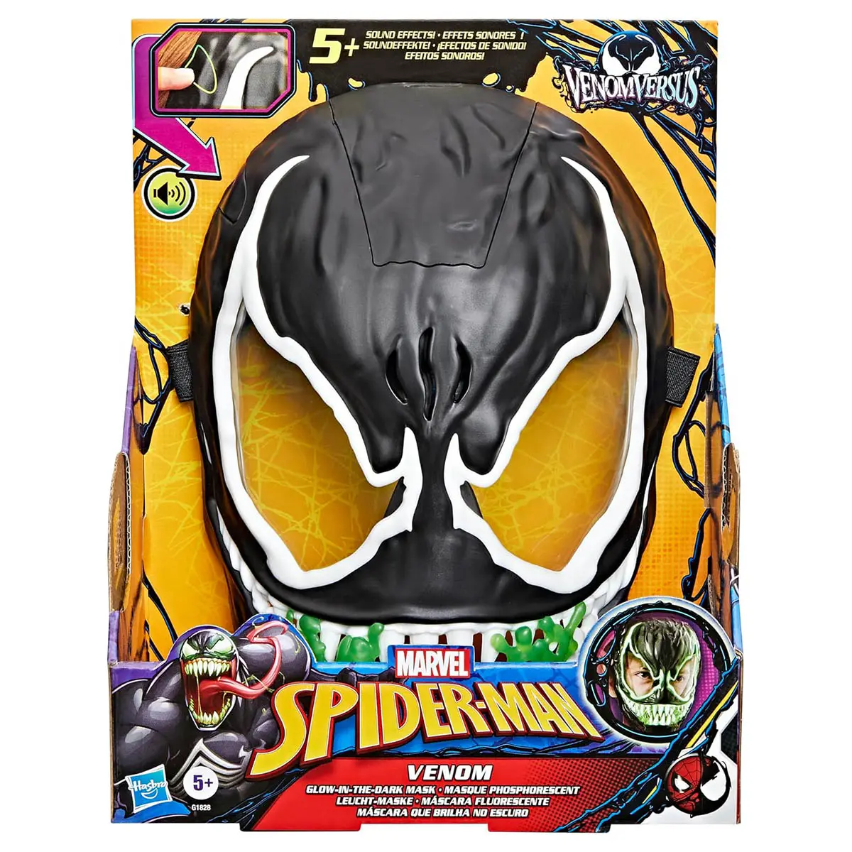 Marvel Spider-Man Venom Glow In The Dark Mask With Sounds 1