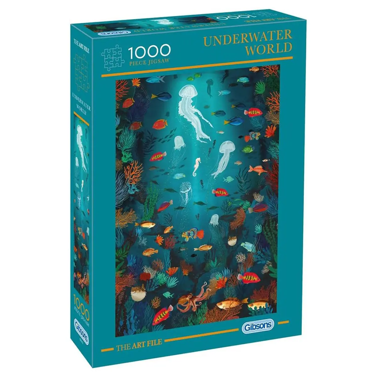 Gibsons The Art File: Underwater World 1000 Piece Jigsaw Puzzle 1