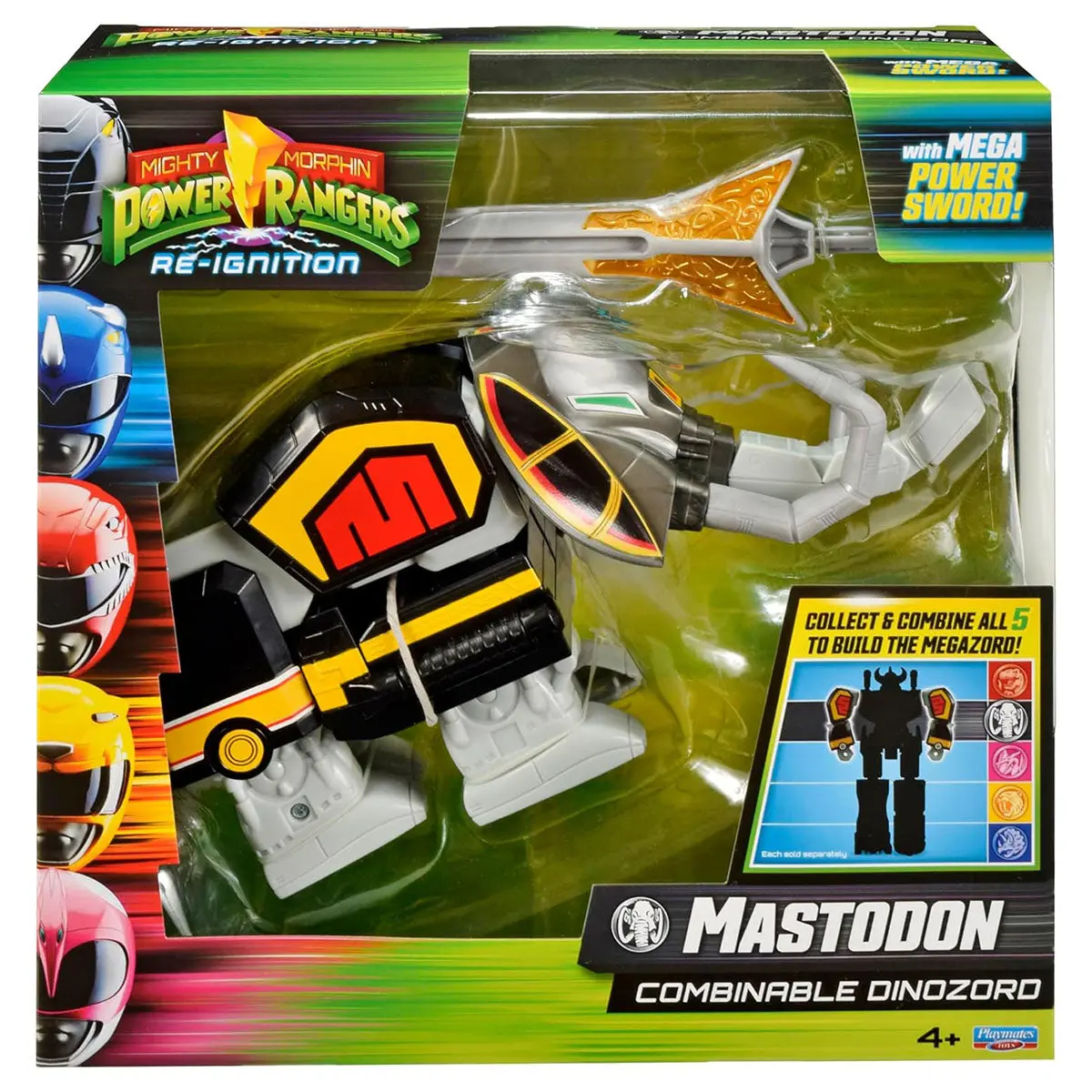 Mastodon Combinable Dinozord Mighty Auto Morphin Power Rangers 1