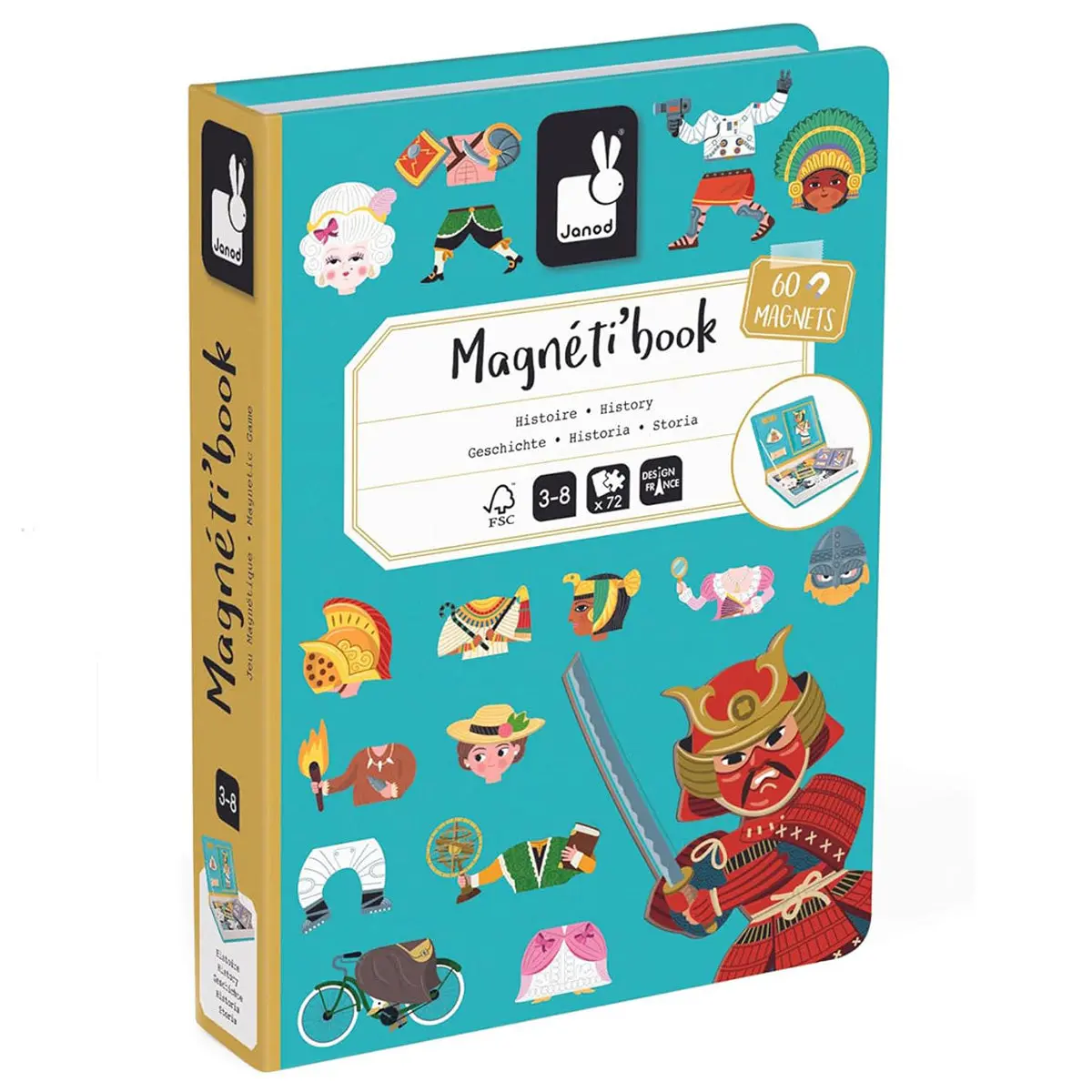 Janod Magneti'book History Set 1