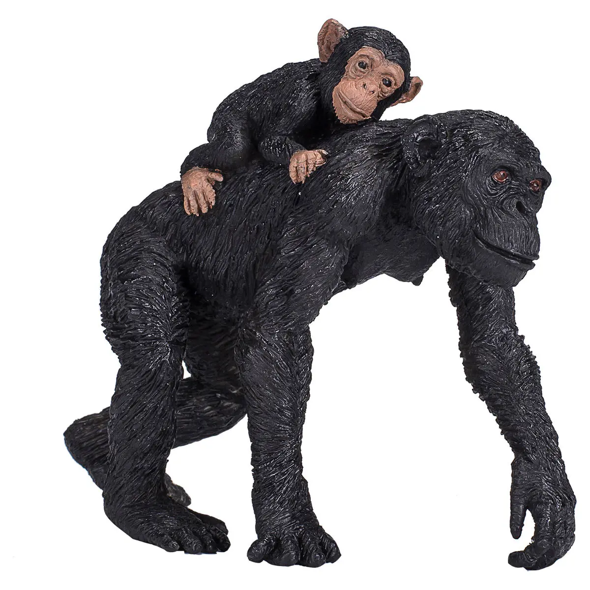 Mojo Fun Wildlife Chimpanzee With Baby Figure 1
