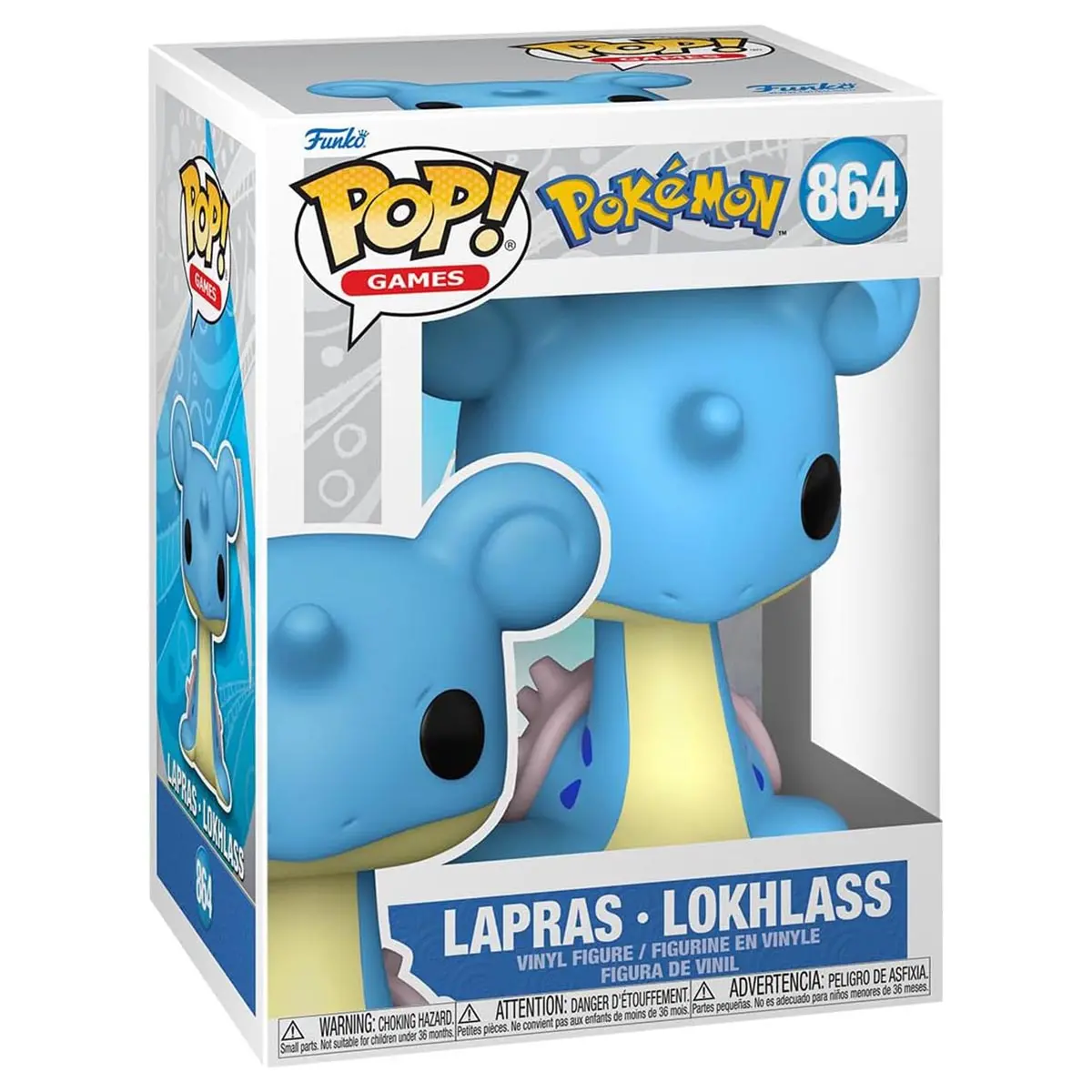 Funko Pop! Games: Pokémon: Lapras Lokhrass Vinyl Figure #864 1