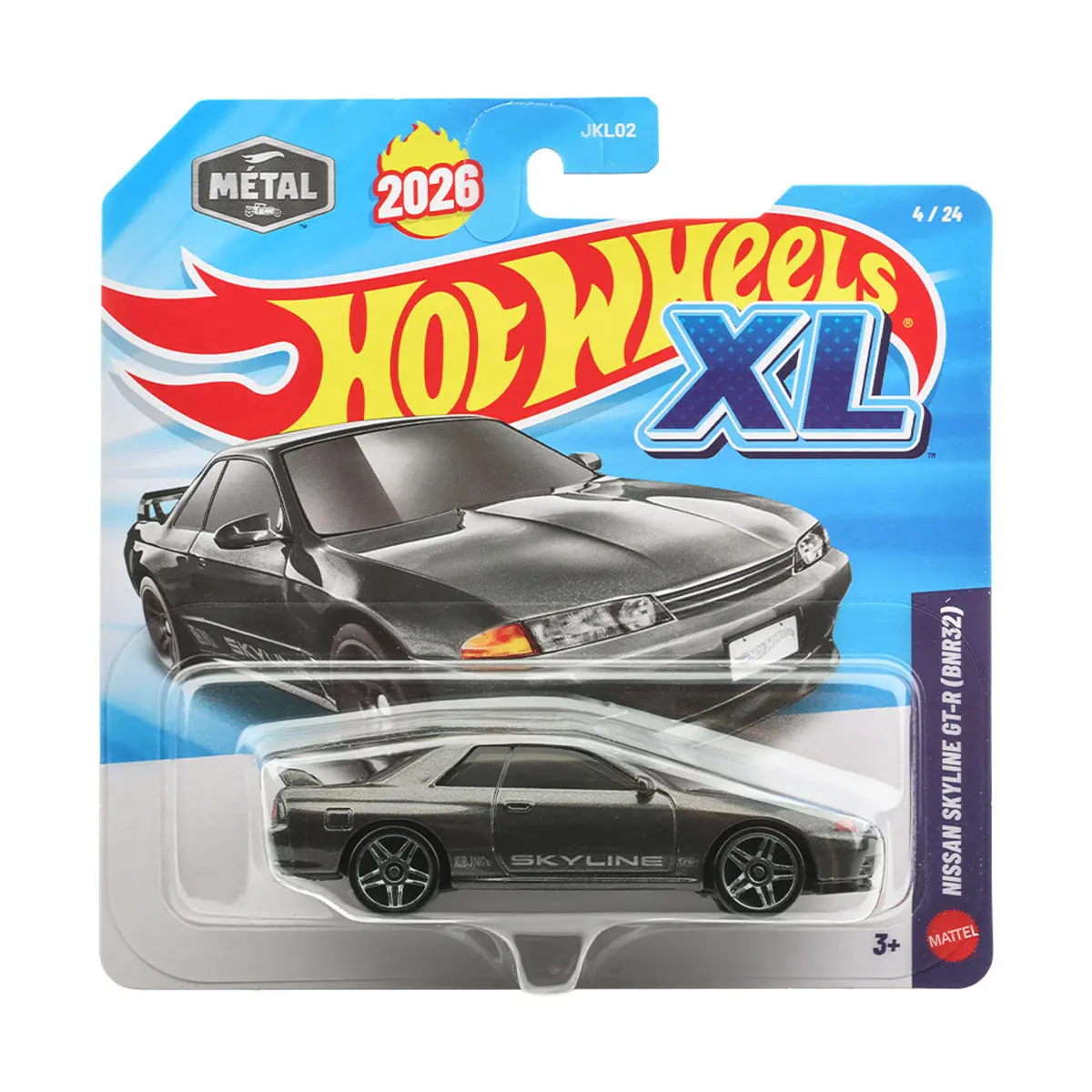 Hot Wheels 2026 Xl Nissan Skyline Gt-R (Bnr32) Car (4/24) 1