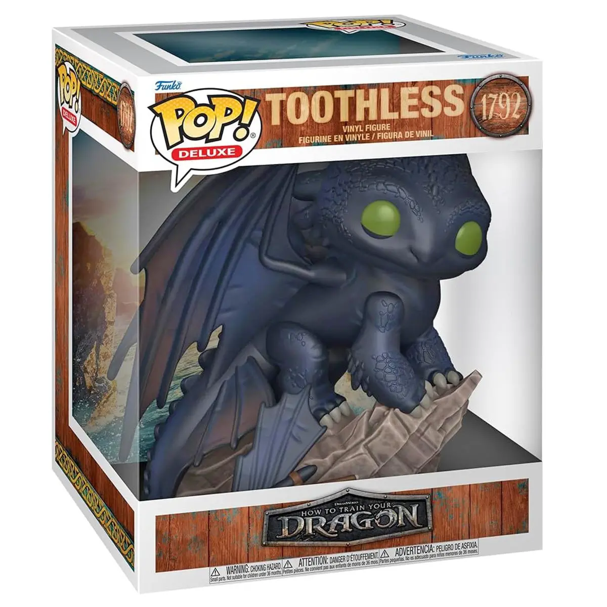 Funko Pop! Deluxe: How To Train Your Dragon: Toothless Vinyl Figure #1792 1