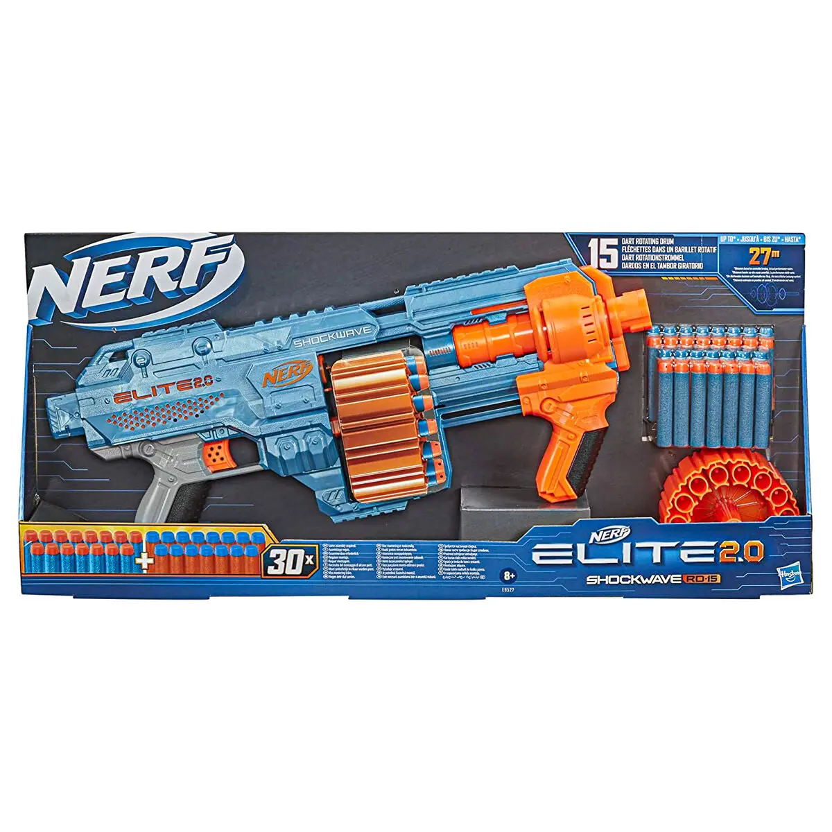 Nerf Elite 2.0 Shockwave Rd-15 Foam Dart Blaster 1