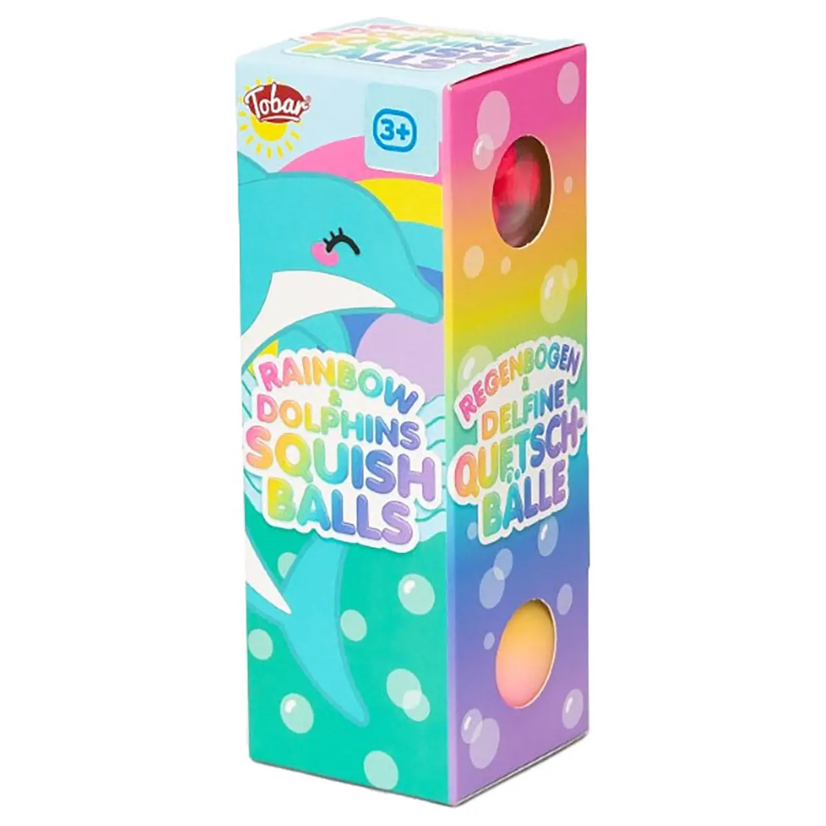 Scrunchems Rainbow & Dophins Squish Balls (3 Pack) 1