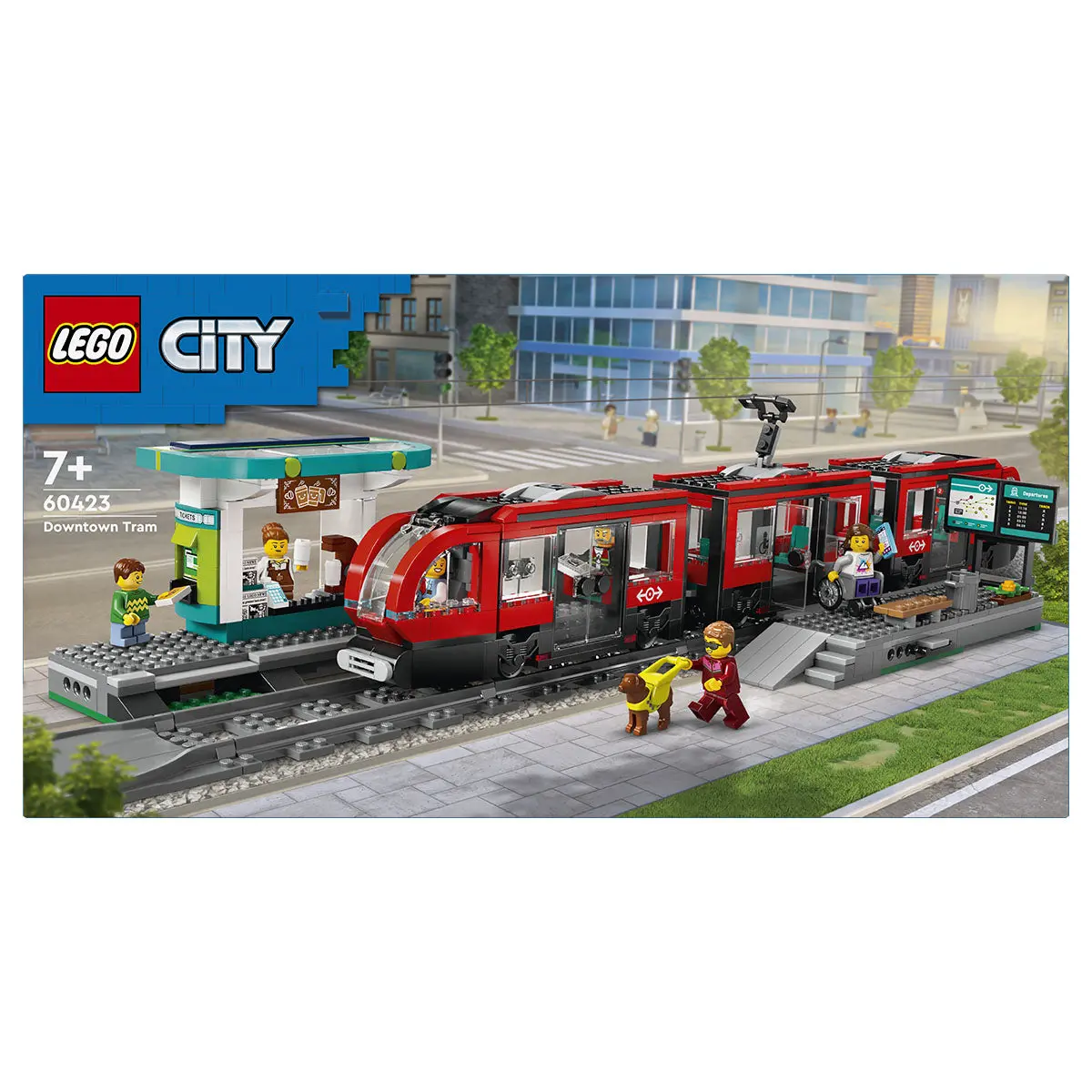 Lego City Downtown Tram Building Set 1