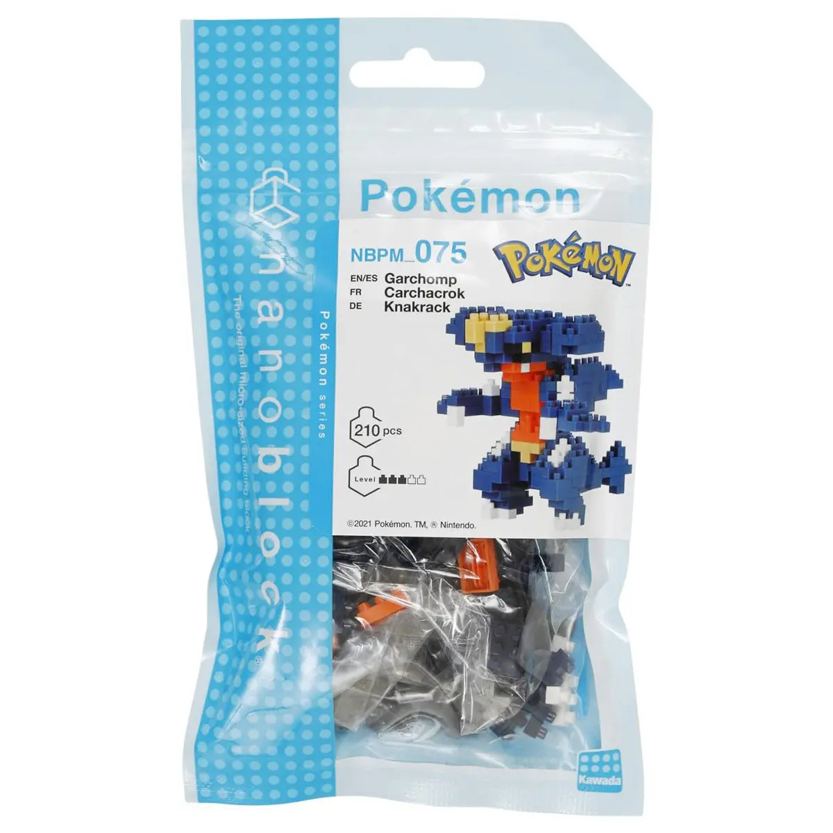 Nanoblock Pokémon: Garchomp Micro-Sized Building Set 1