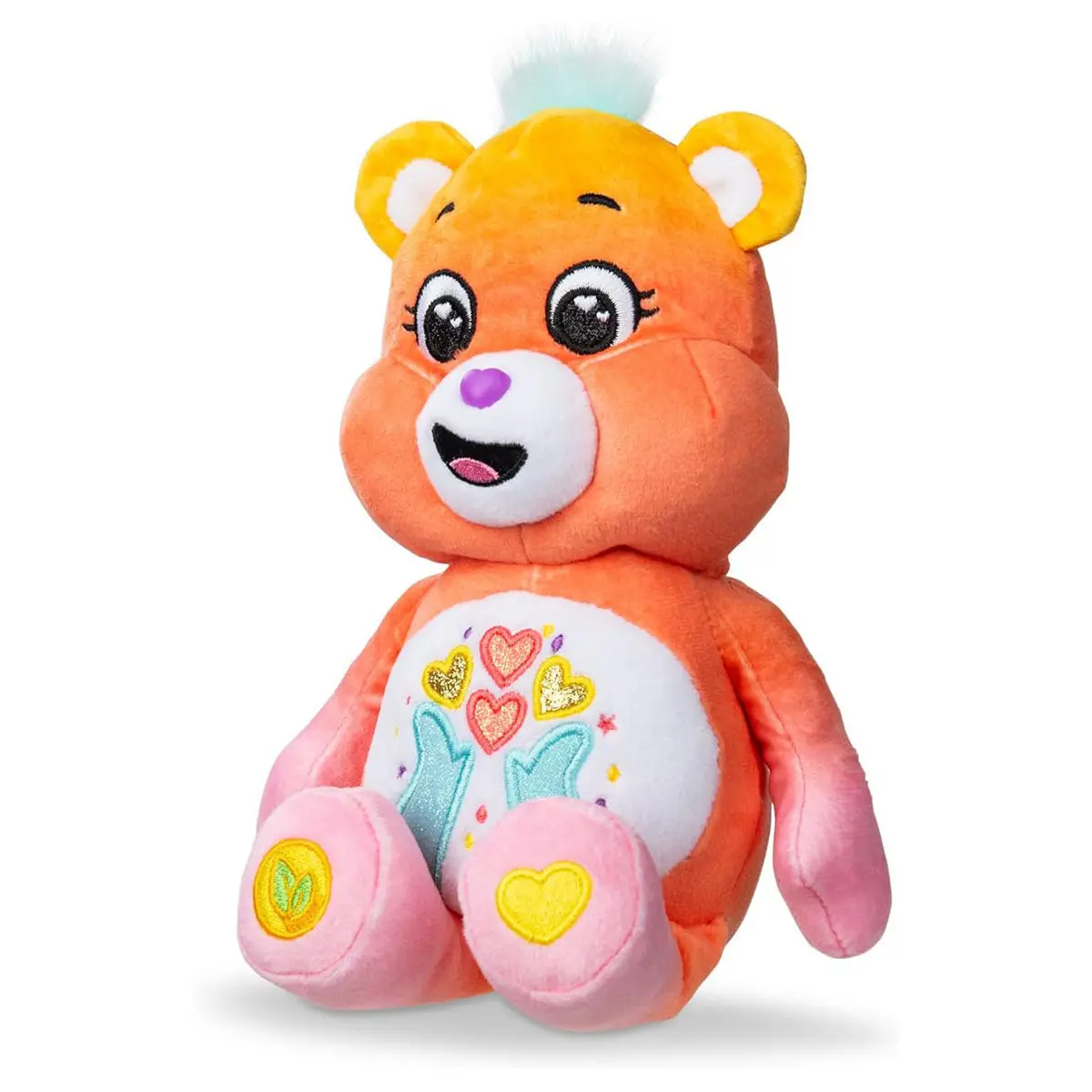 Care Bears Thankful Heart Bear Sparkle (Eco Friendly) 9" Bean Plush 2
