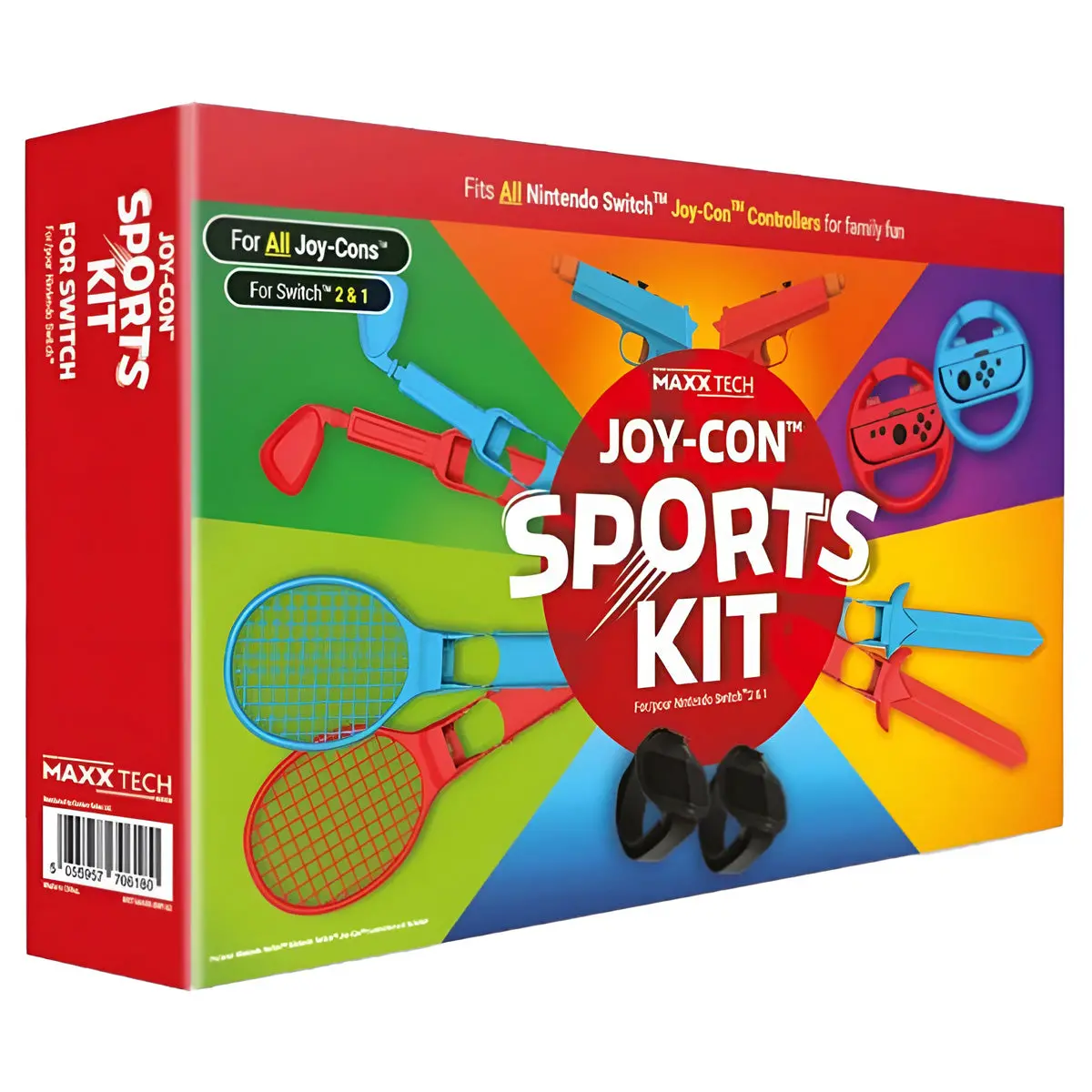 Maxx Tech Joy-Con Sports Kit For Nintendo Switch 2 & 1 1