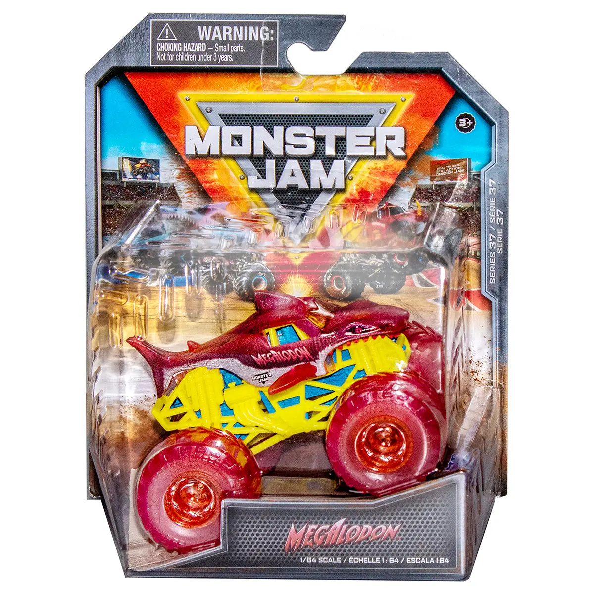 Monster Jam 'Megalodon' Series 37 1:64 Scale Die-Cast Truck 1