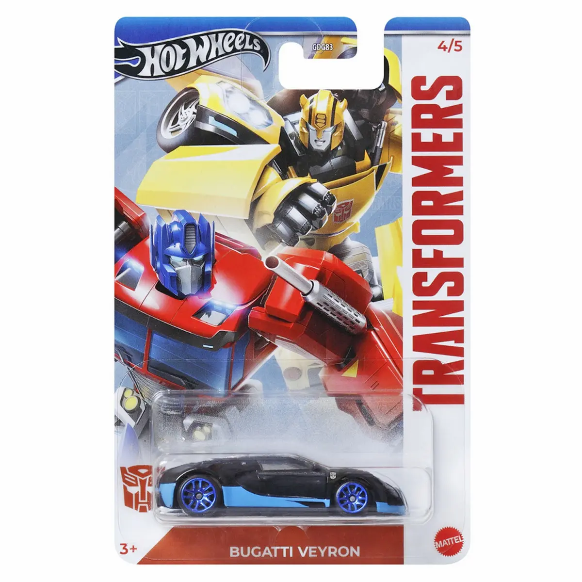 Hot Wheels Entertainment Transformers Bugatti Veyron Car (4/5) 1