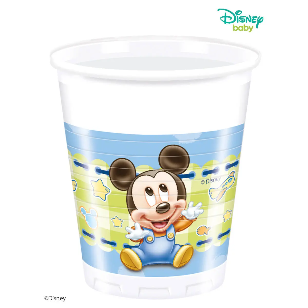 Disney Baby Mickey Mouse Plastic Cups Pack Of 8 1