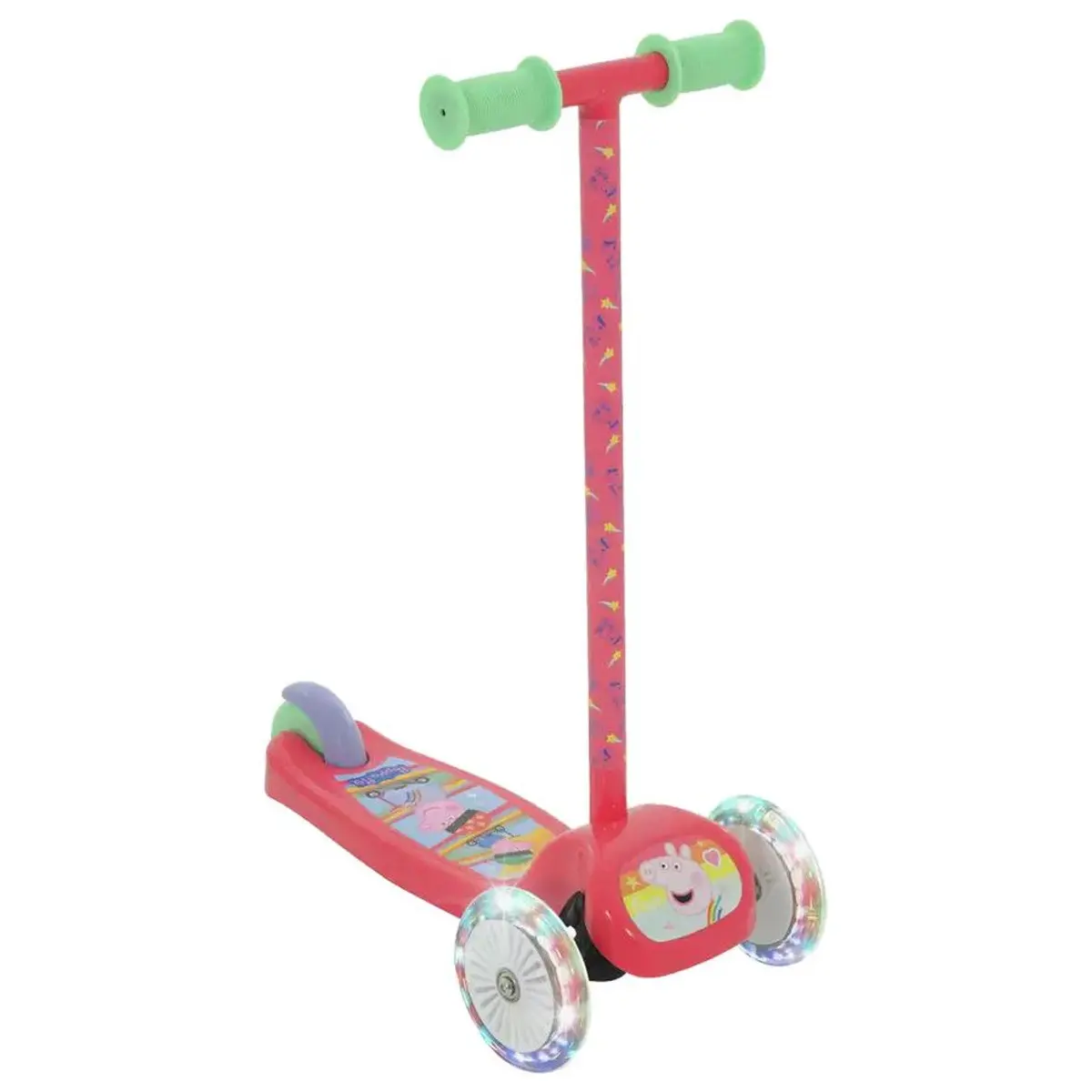Peppa Pig Tilt N' Turn Scooter With Led Lights 1