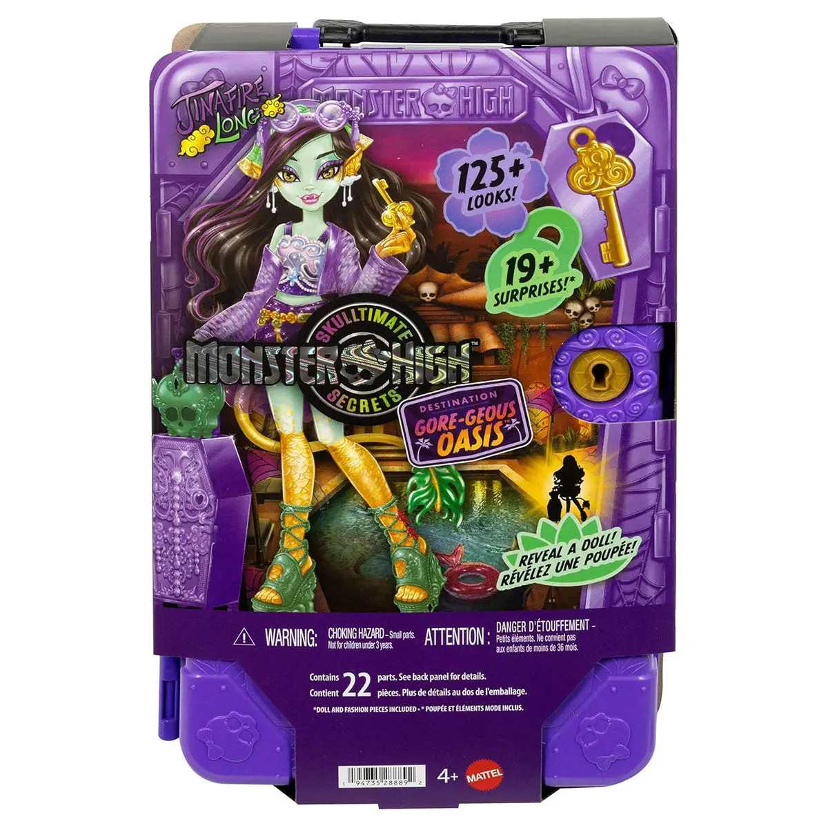 Monster High Skulltimate Secrets Gore-Geous Oasis Jinafire Long Doll 1