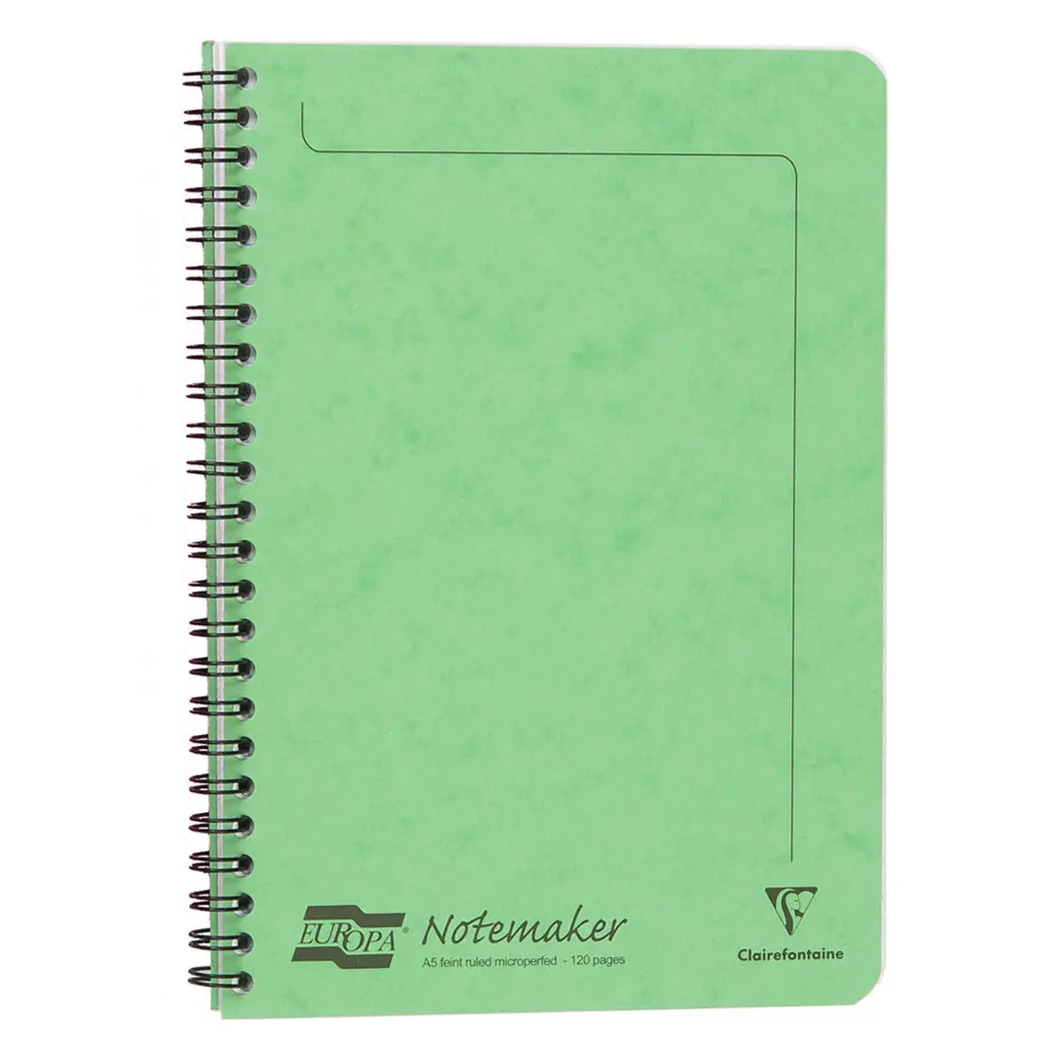 Clairefontaine Europa A5 Notemaker Lime Notebook 1