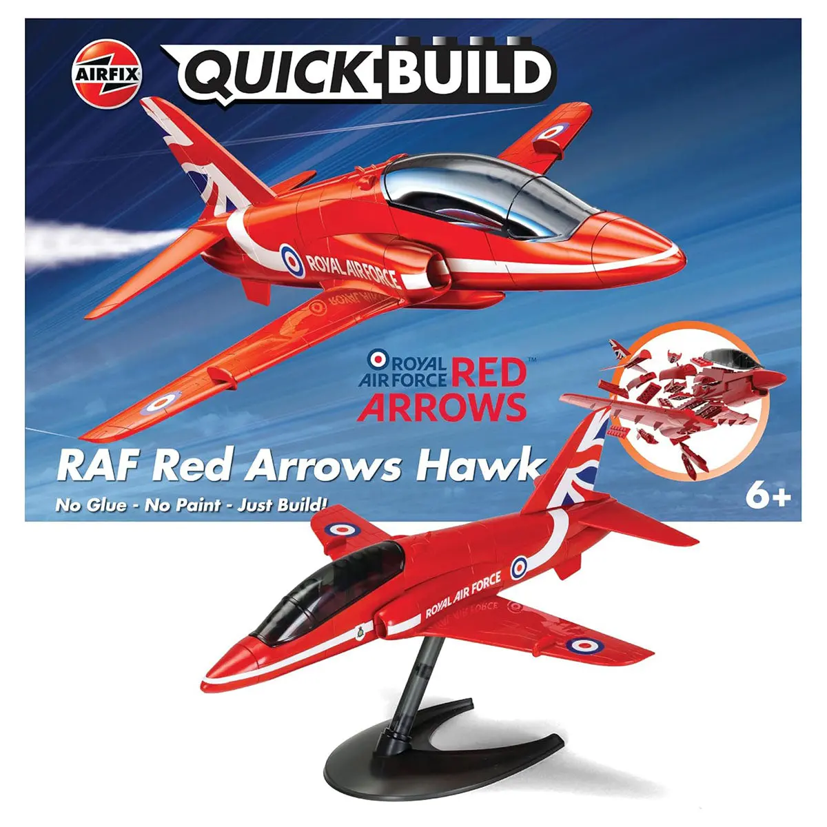 Airfix Quickbuild R.A.F Red Arrows Hawk Model Kit 1