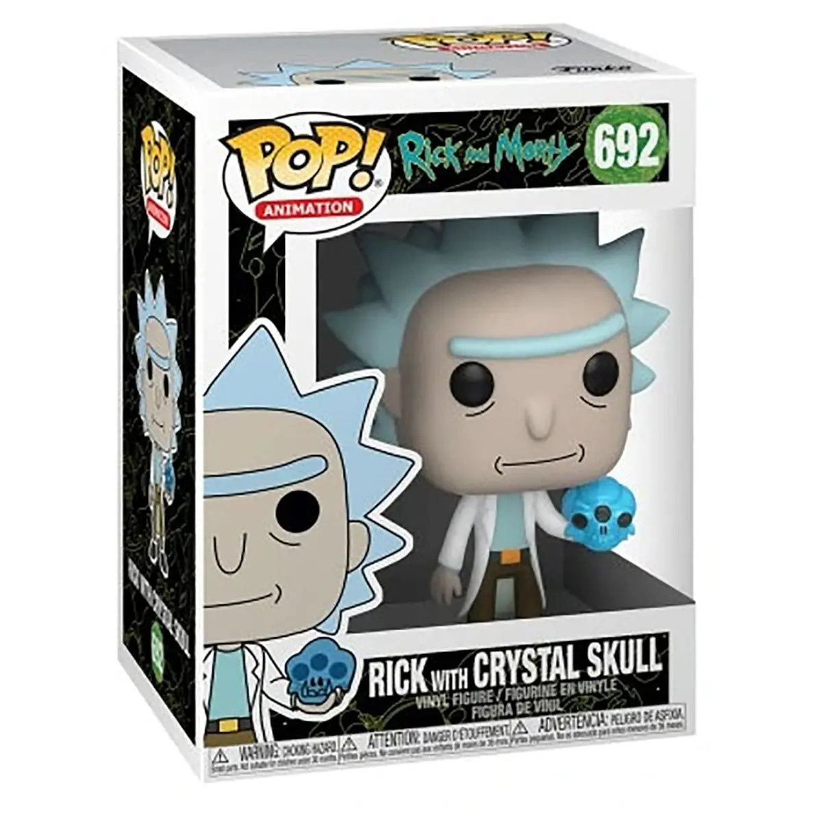 Funko Pop! Animation: Rick & Morty: Rick With Crystal Skull Vinyl Figure #692 1