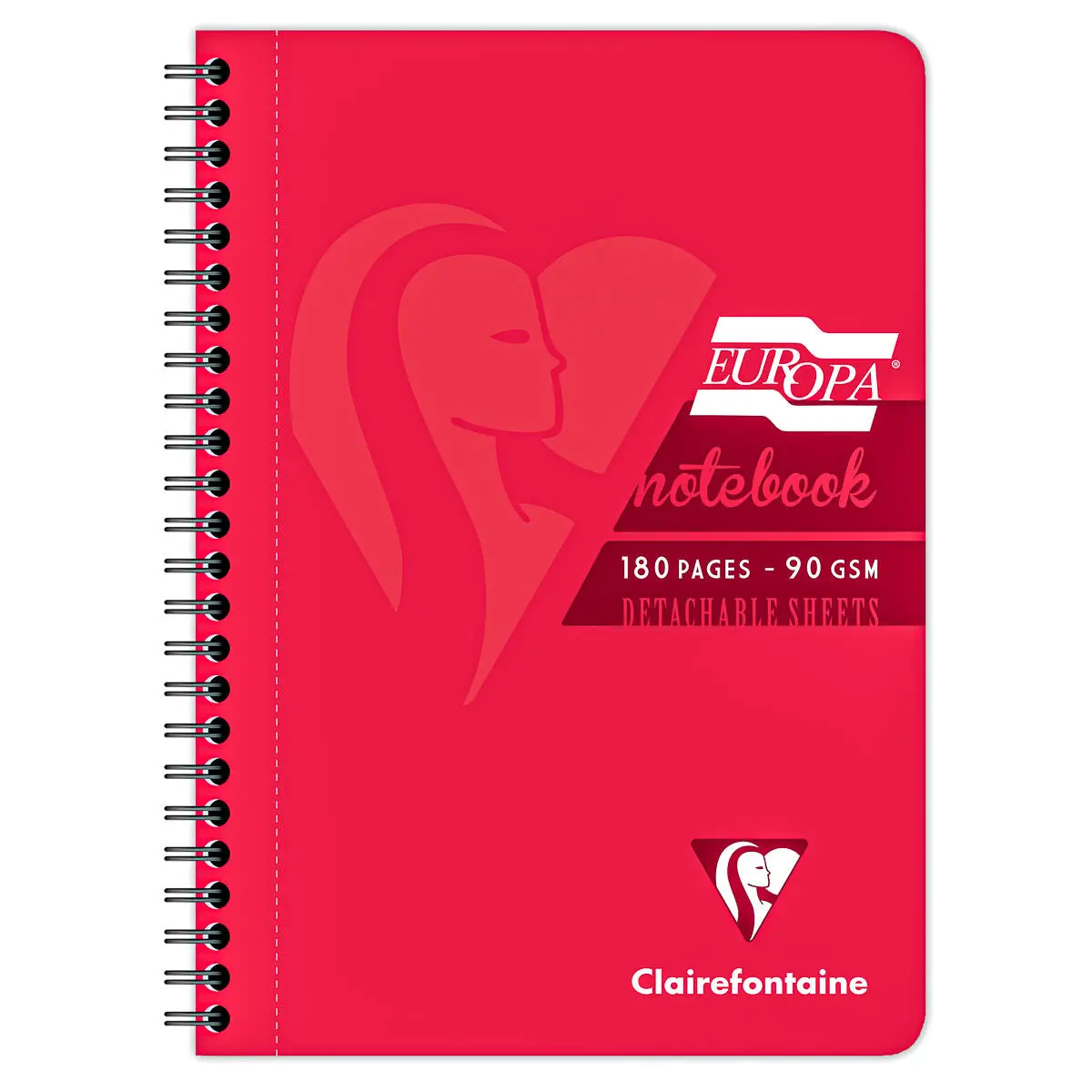 Clairefontaine Europa A5 Red Notebook 1