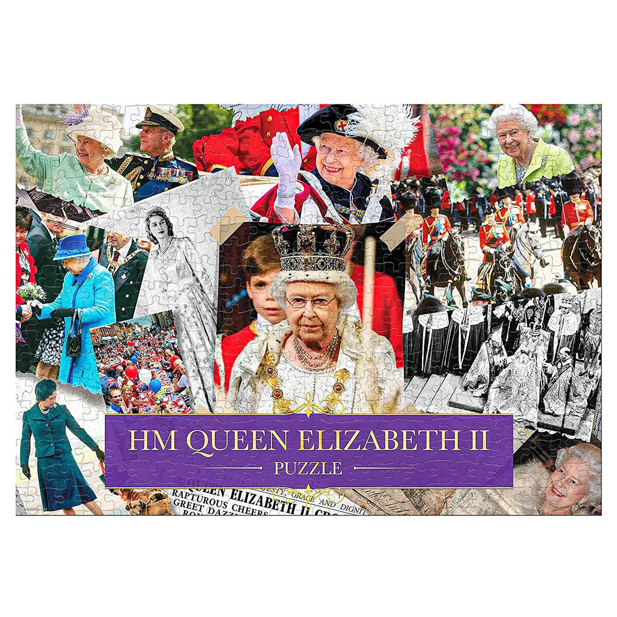 Hm Queen Elizabeth Ii Montage 1000 Piece Jigsaw Puzzle 1