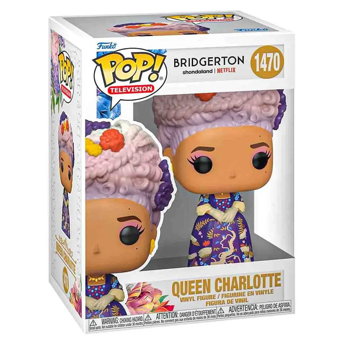 Funko Pop! Television: Bridgerton: Shondaland: Queen Charlotte Vinyl Figure #1470 1