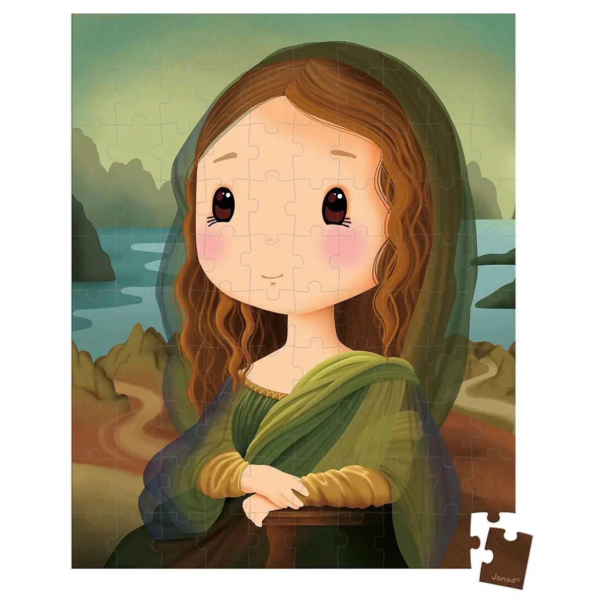 Janod Puzzle Inspired By Leonardo Da Vinci (100 Piece) 2
