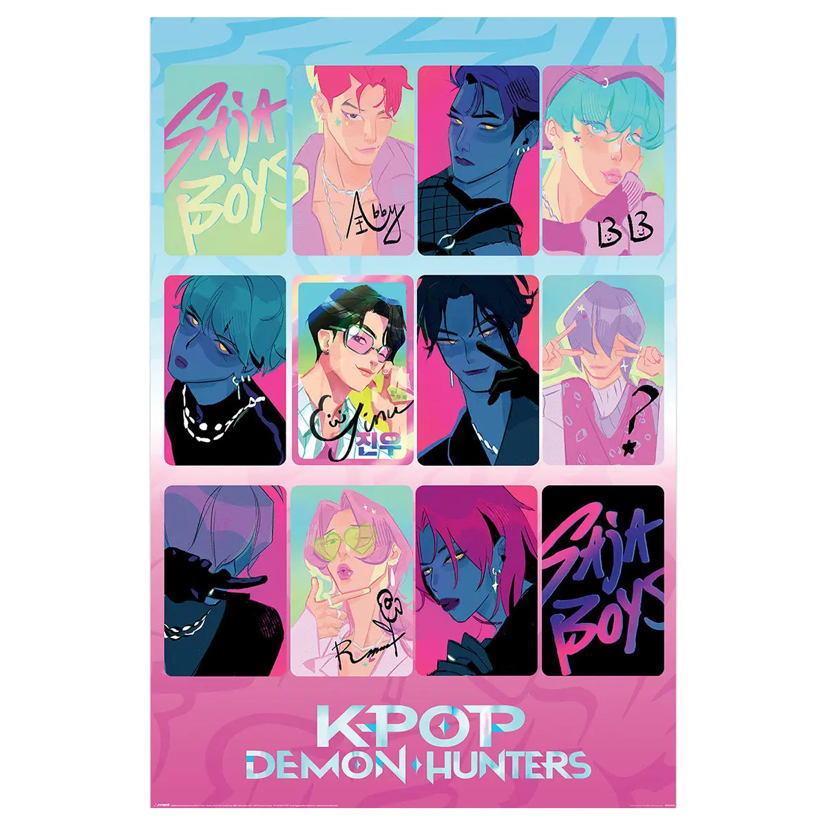 K-Pop Demon Hunters (Light & Dark) Maxi Poster 1