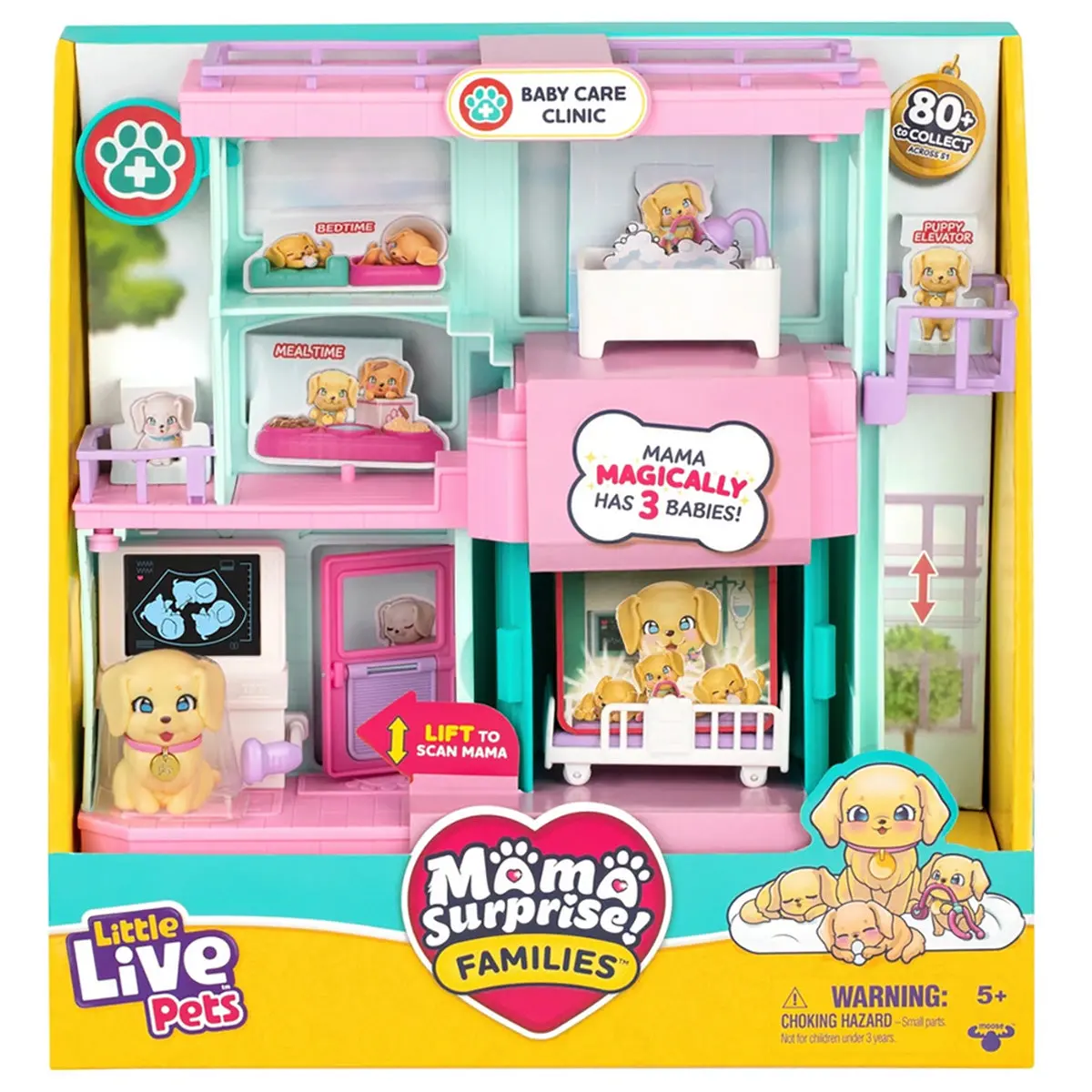 Little Live Pets Mama Surprise Familes: Baby Care Clinic Playset 1